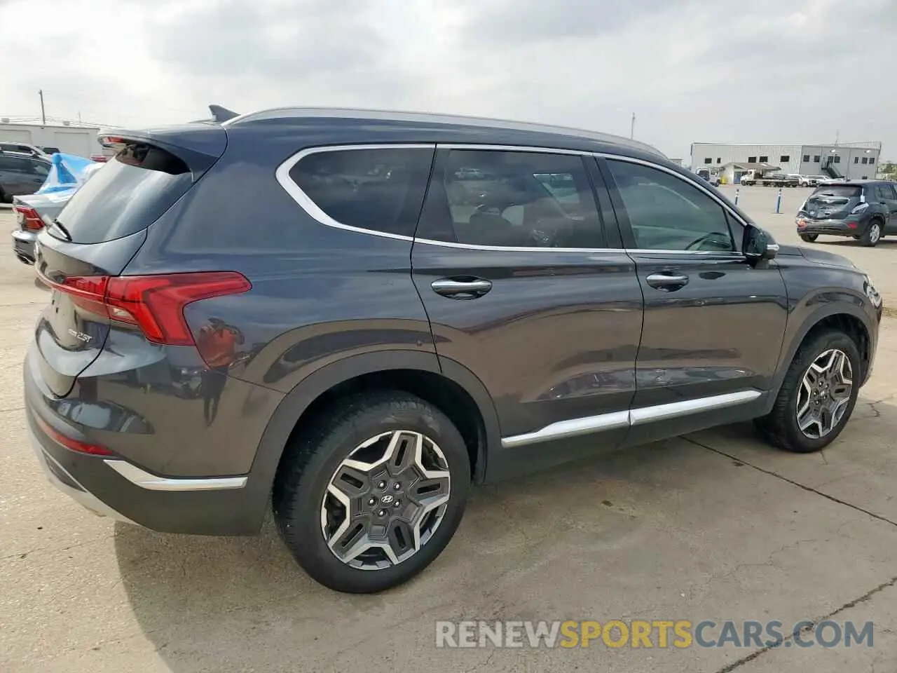 3 fotografías del automóvil dañado 5NMS4DAL2MH343332 HYUNDAI SANTA FE 2021