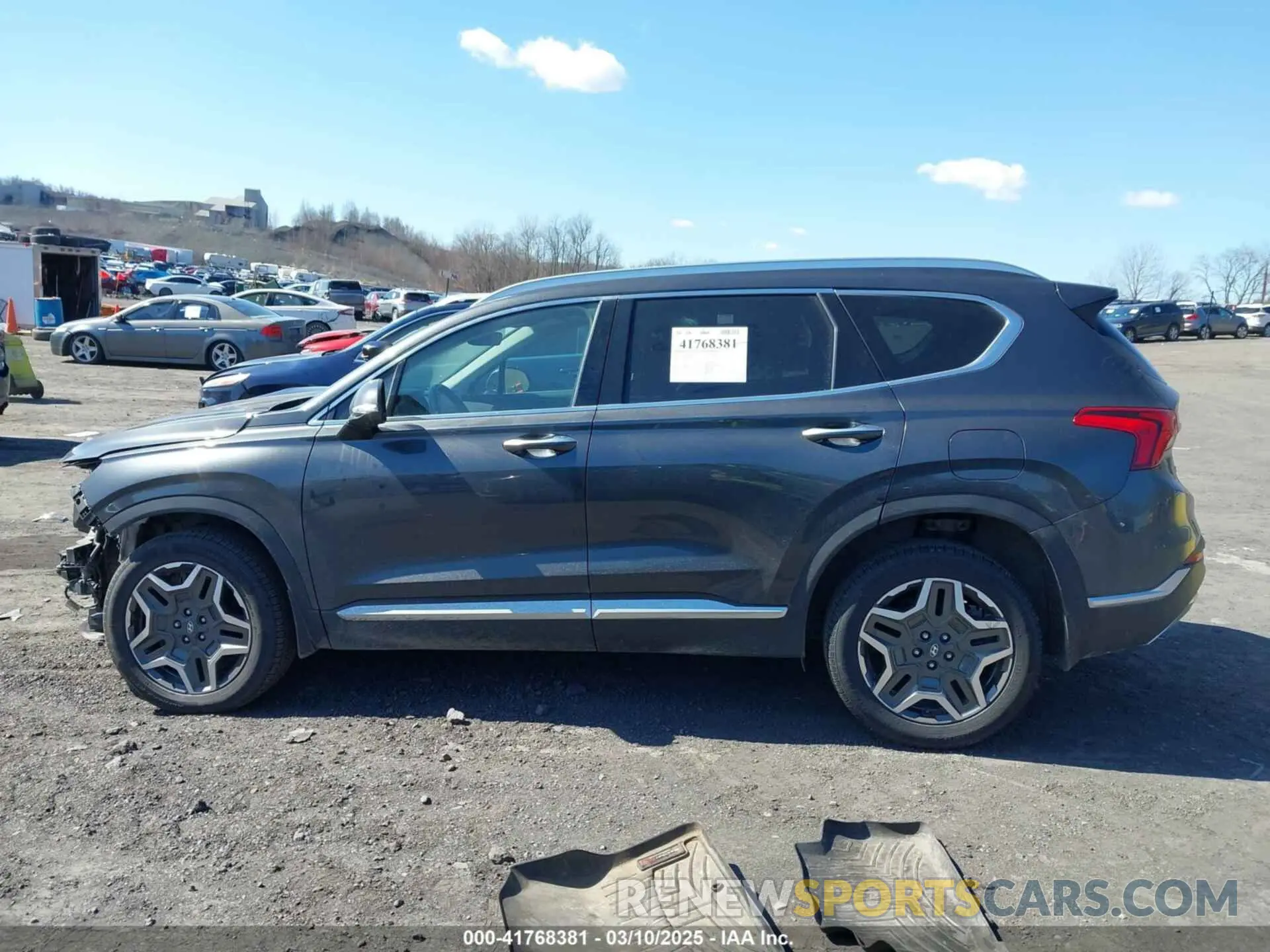 14 fotografías del automóvil dañado 5NMS4DAL3MH370281 HYUNDAI SANTA FE 2021