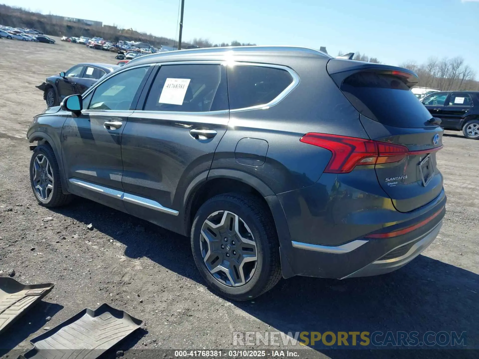 3 fotografías del automóvil dañado 5NMS4DAL3MH370281 HYUNDAI SANTA FE 2021