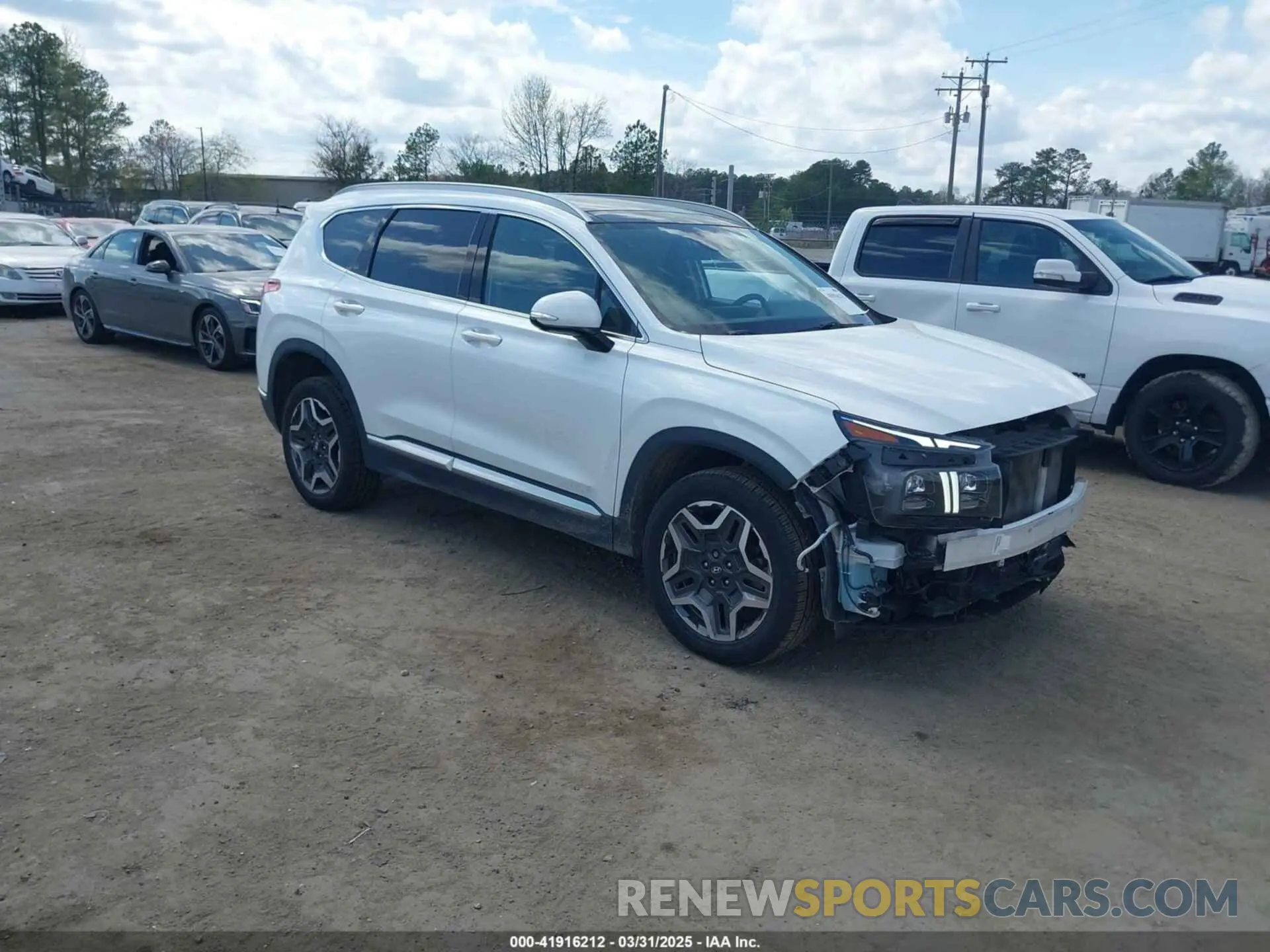 1 fotografías del automóvil dañado 5NMS4DAL4MH355305 HYUNDAI SANTA FE 2021