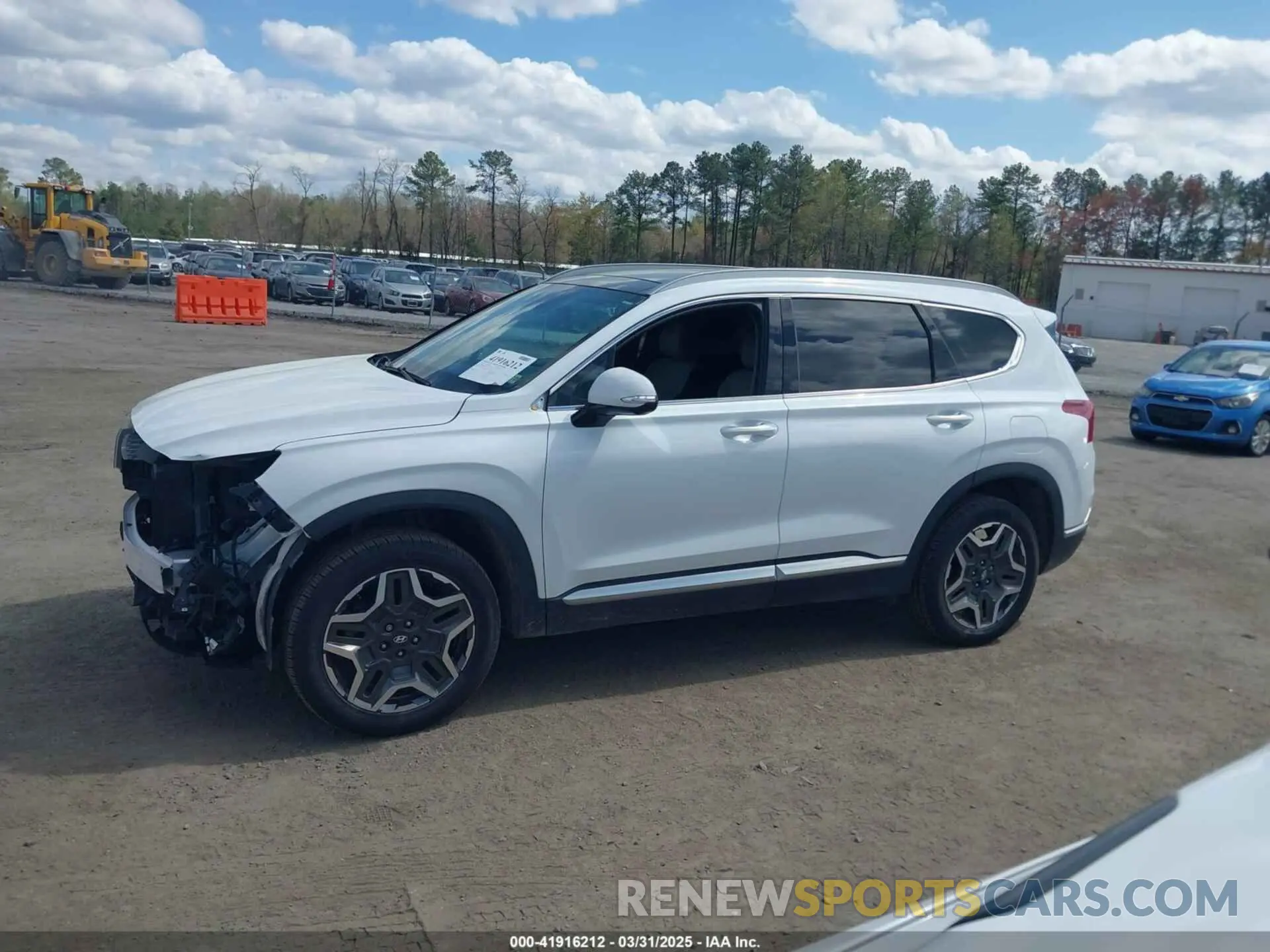 14 fotografías del automóvil dañado 5NMS4DAL4MH355305 HYUNDAI SANTA FE 2021