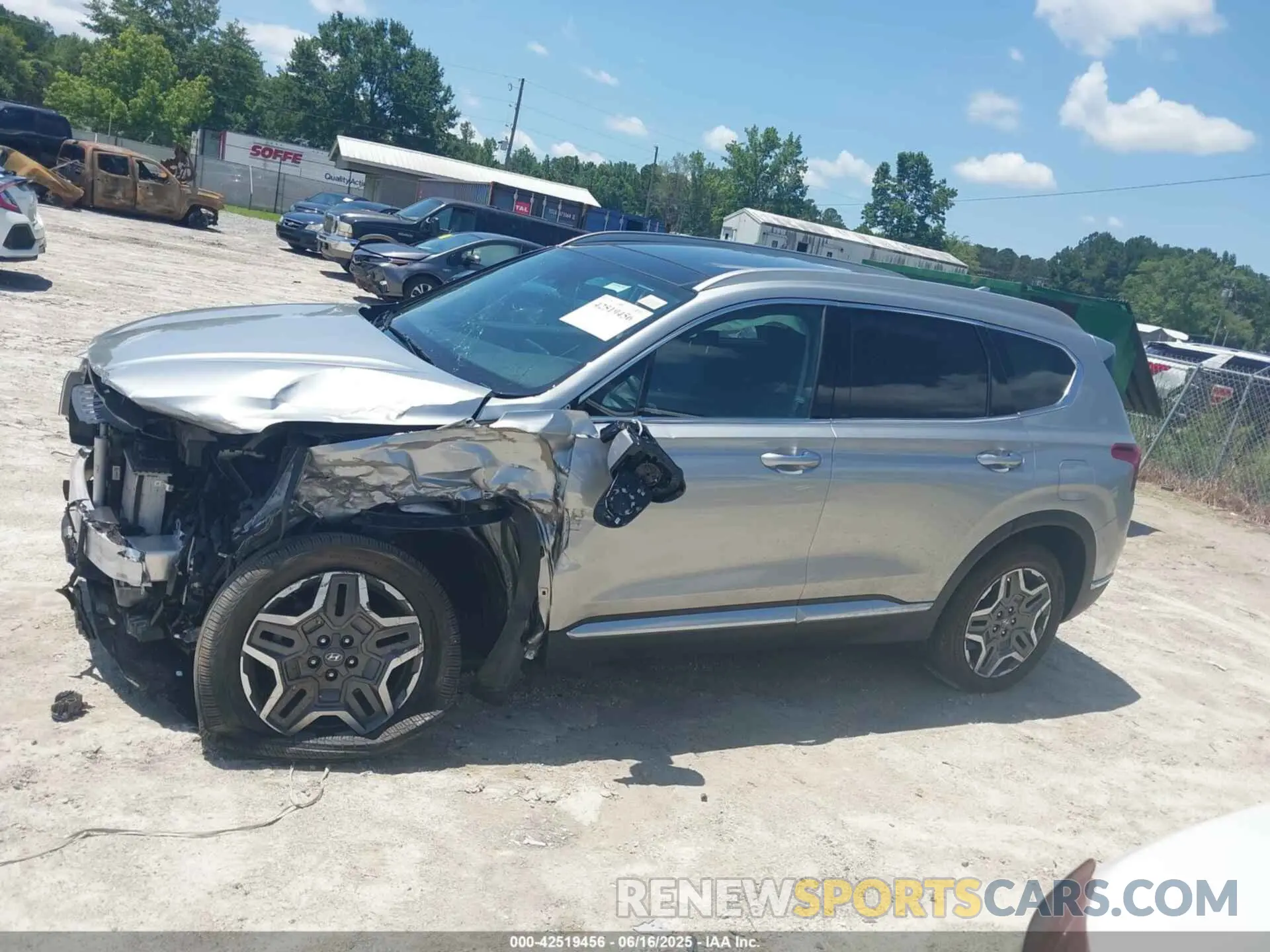 14 fotografías del automóvil dañado 5NMS4DAL8MH356537 HYUNDAI SANTA FE 2021
