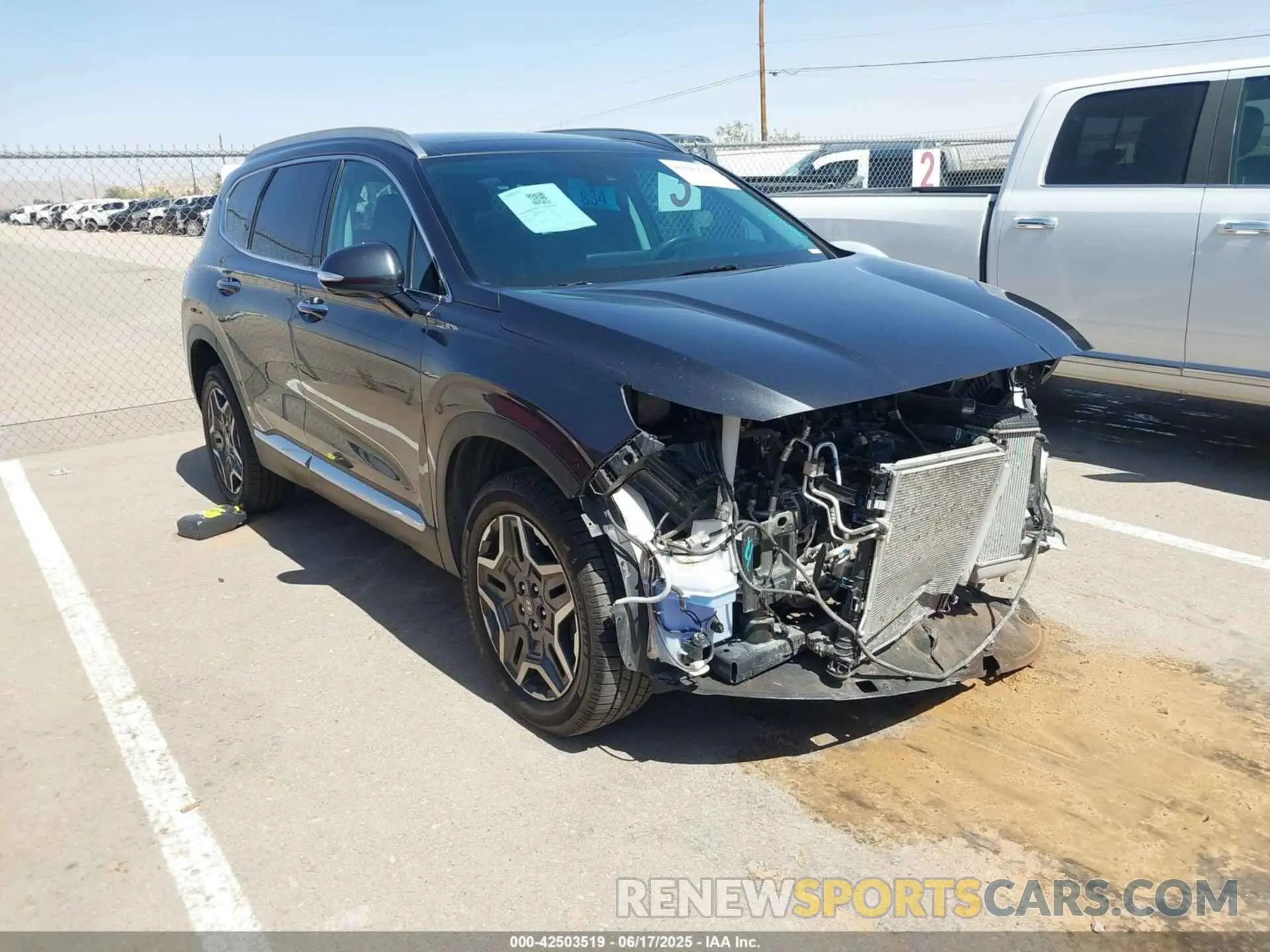 1 fotografías del automóvil dañado 5NMS4DALXMH343322 HYUNDAI SANTA FE 2021