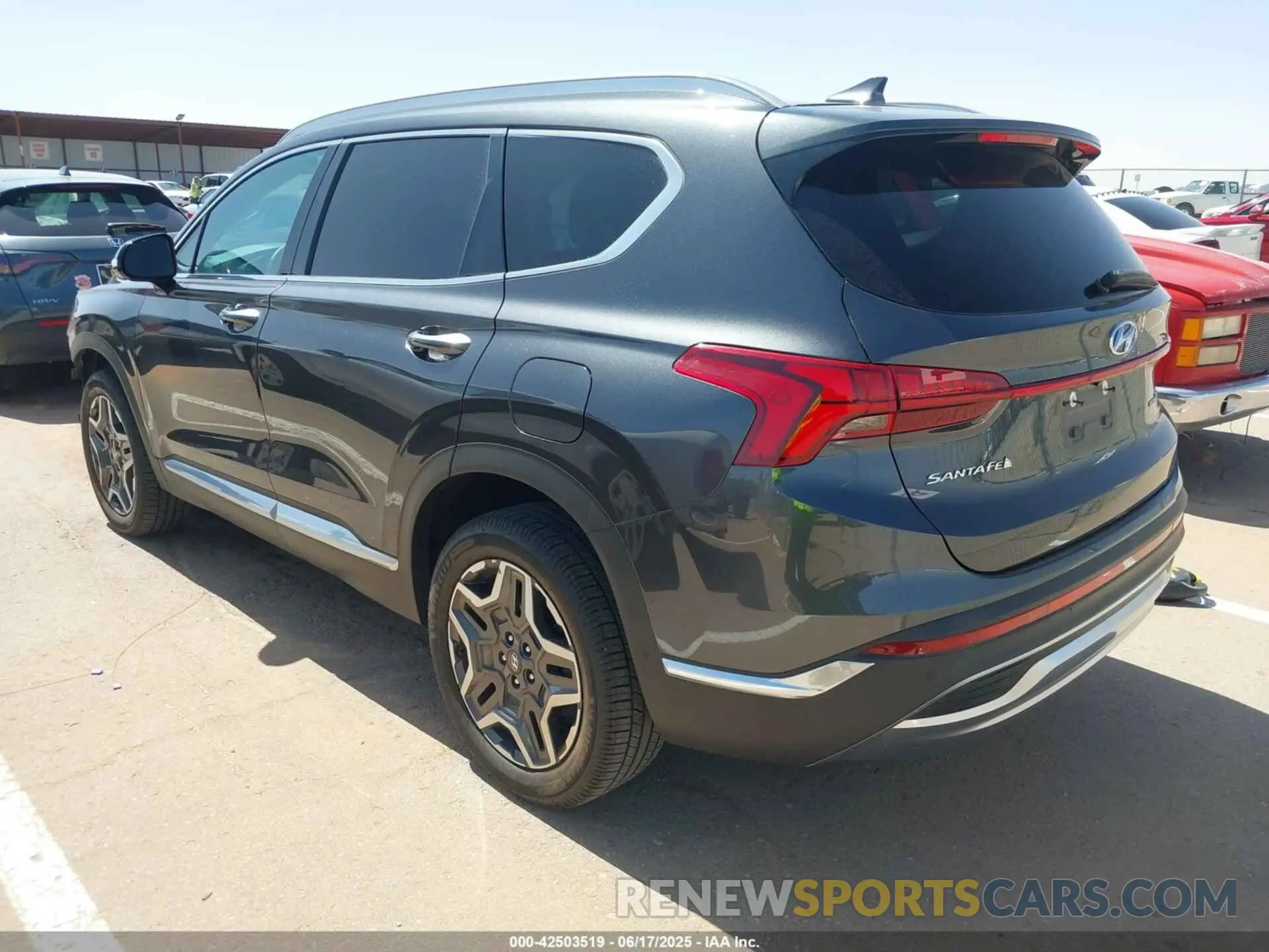 3 fotografías del automóvil dañado 5NMS4DALXMH343322 HYUNDAI SANTA FE 2021
