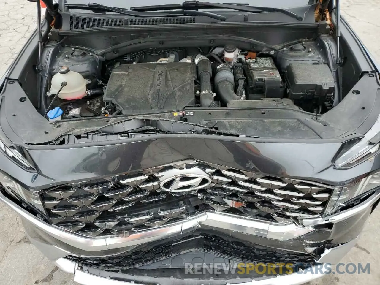 12 fotografías del automóvil dañado 5NMS5DAL4MH365037 HYUNDAI SANTA FE 2021