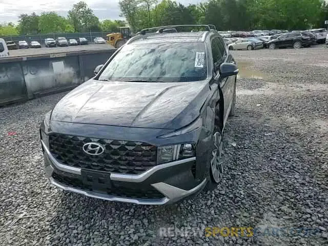 15 fotografías del automóvil dañado 5NMS5DAL7MH371138 HYUNDAI SANTA FE 2021
