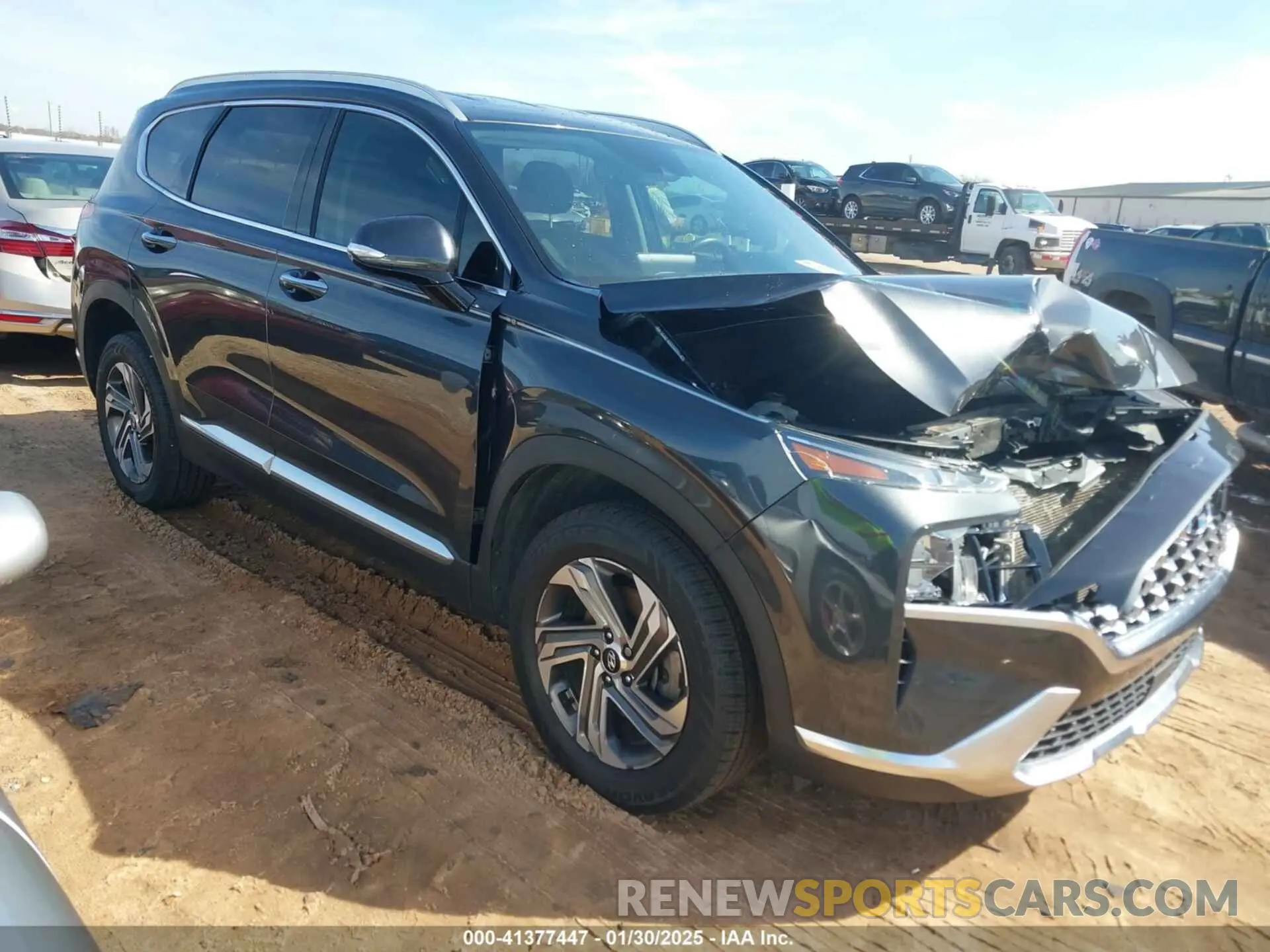 1 fotografías del automóvil dañado 5NMS64AJ1MH327647 HYUNDAI SANTA FE 2021