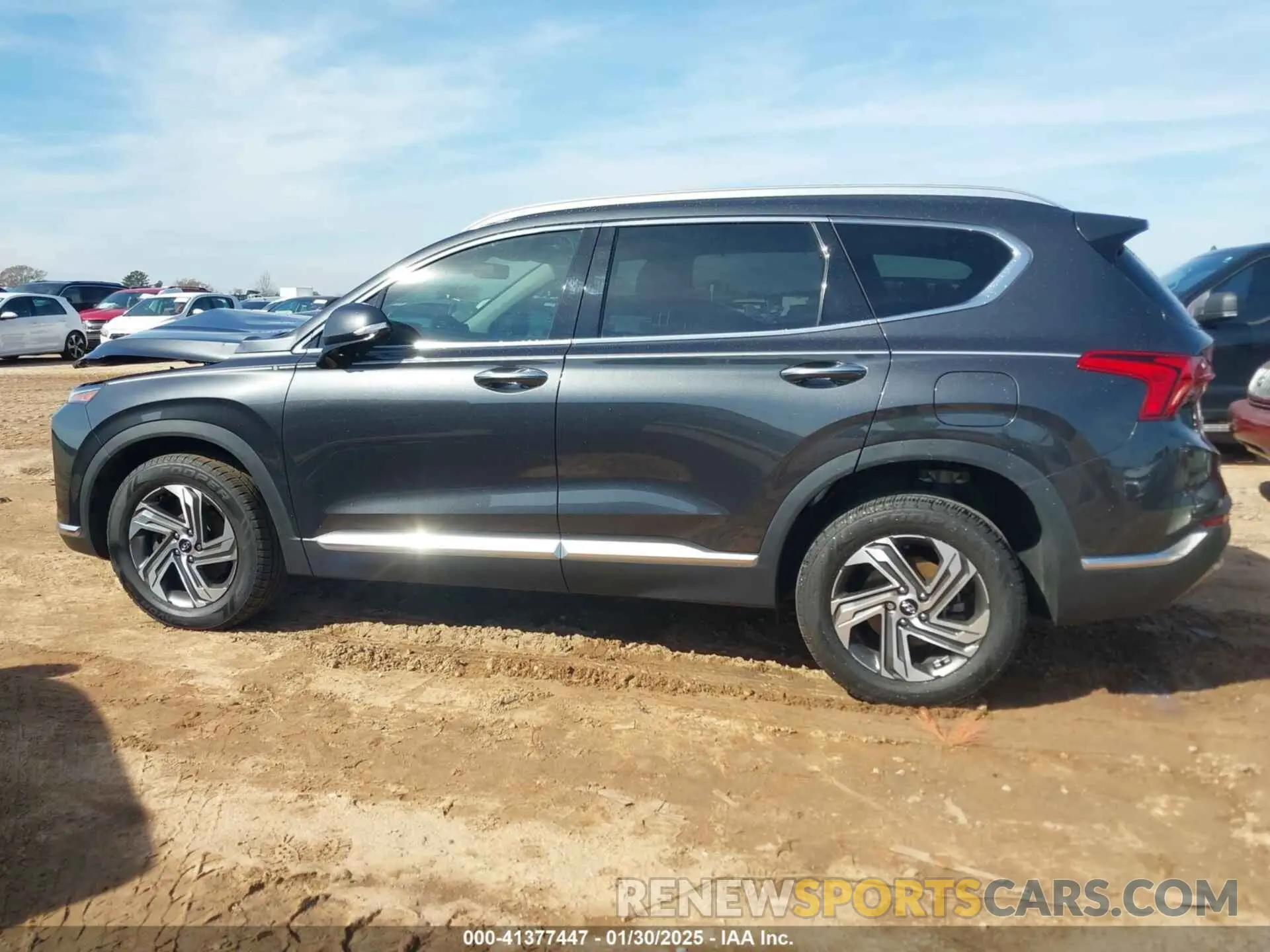 14 fotografías del automóvil dañado 5NMS64AJ1MH327647 HYUNDAI SANTA FE 2021