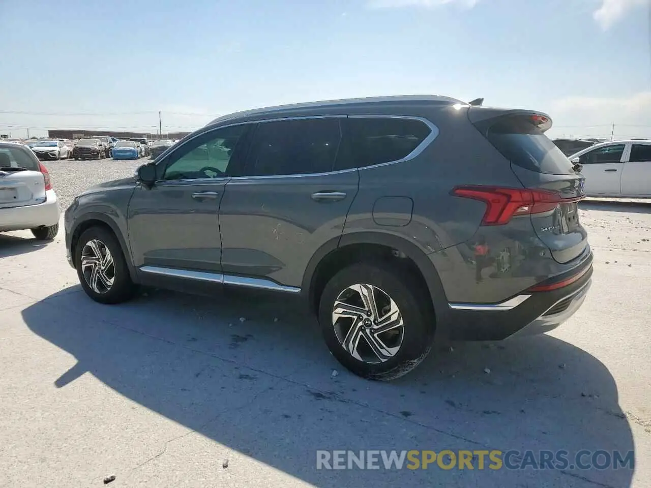 2 fotografías del automóvil dañado 5NMS64AJ2MH309268 HYUNDAI SANTA FE 2021