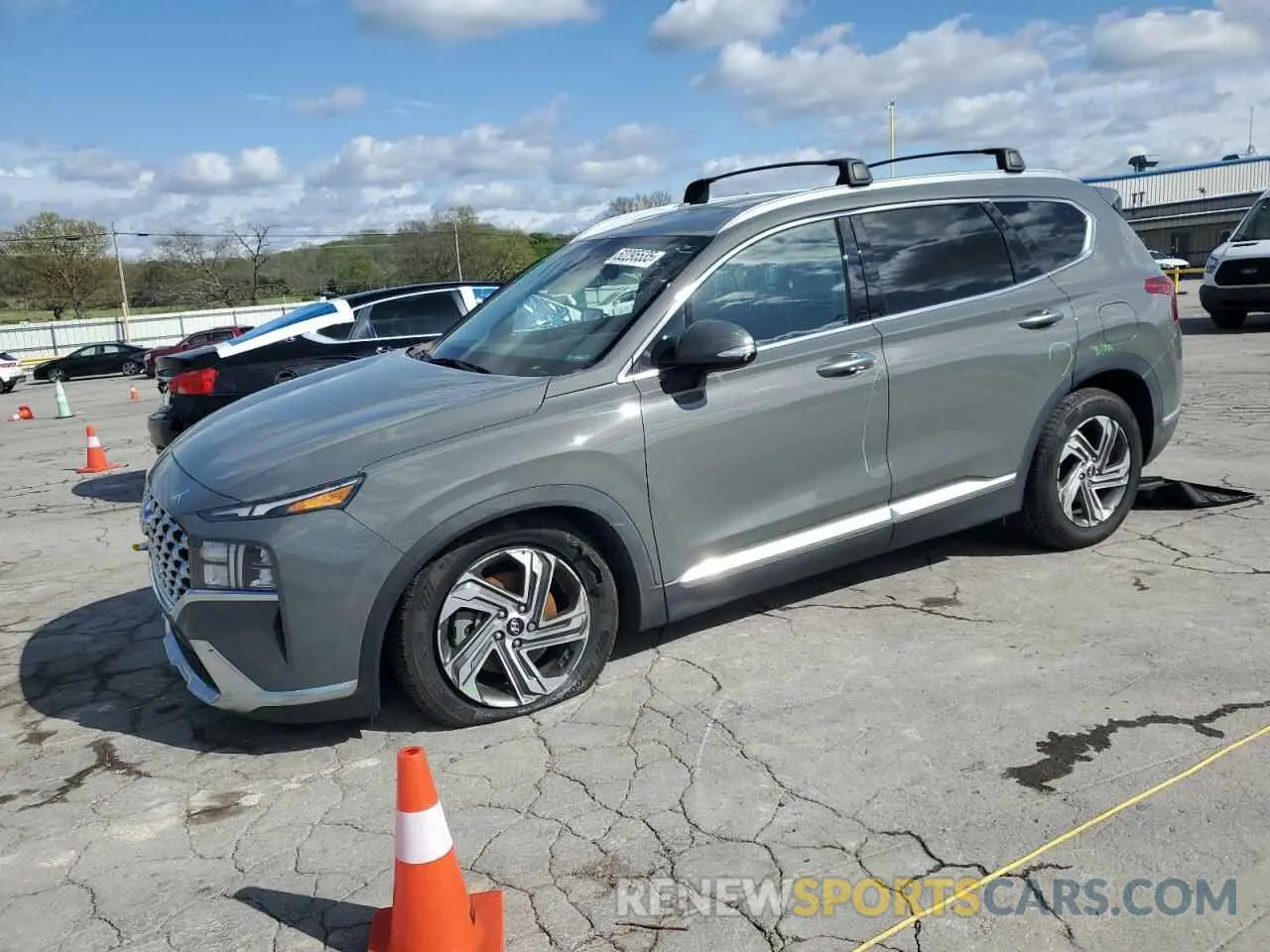 1 fotografías del automóvil dañado 5NMS64AJ3MH350296 HYUNDAI SANTA FE 2021
