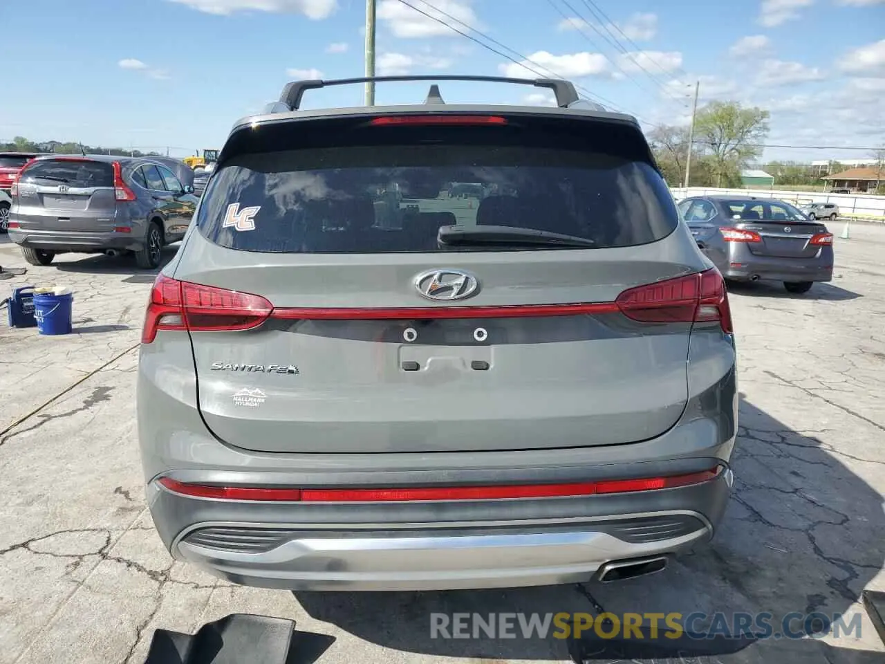 6 fotografías del automóvil dañado 5NMS64AJ3MH350296 HYUNDAI SANTA FE 2021