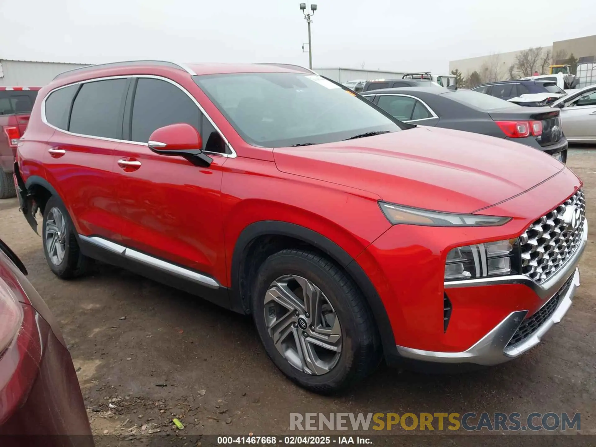14 fotografías del automóvil dañado 5NMS64AJ5MH340532 HYUNDAI SANTA FE 2021