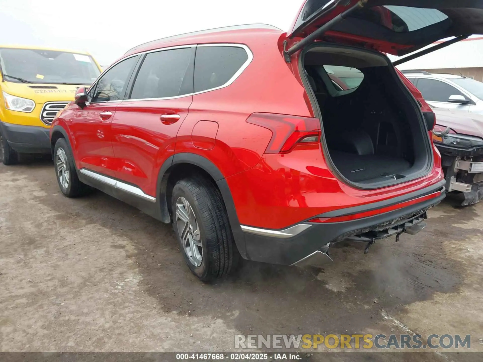 3 fotografías del automóvil dañado 5NMS64AJ5MH340532 HYUNDAI SANTA FE 2021