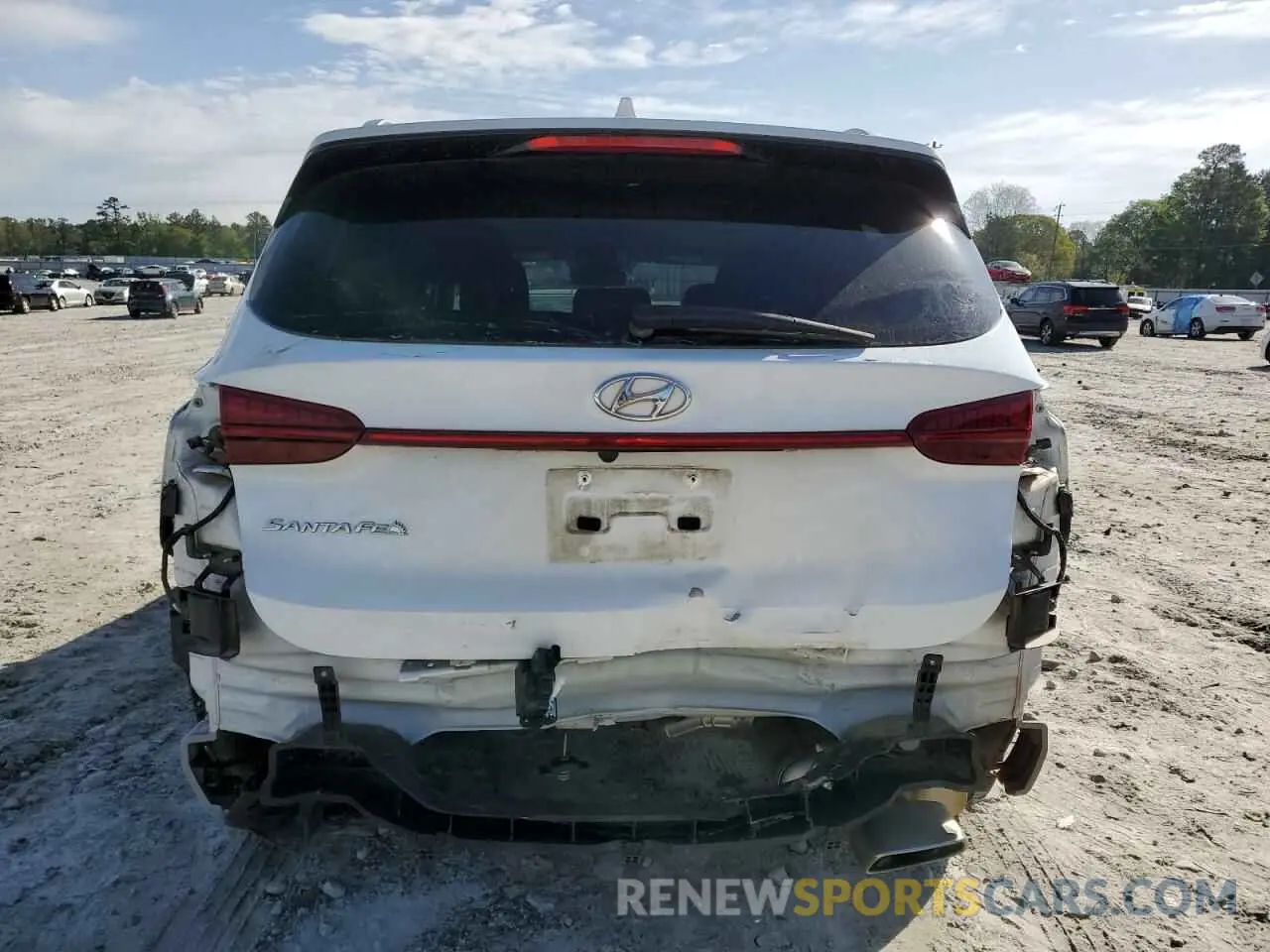 6 fotografías del automóvil dañado 5NMS64AJ6MH351068 HYUNDAI SANTA FE 2021