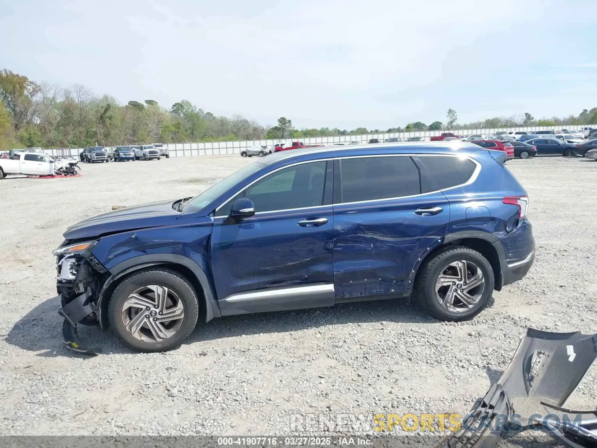 14 fotografías del automóvil dañado 5NMS64AJ8MH342985 HYUNDAI SANTA FE 2021