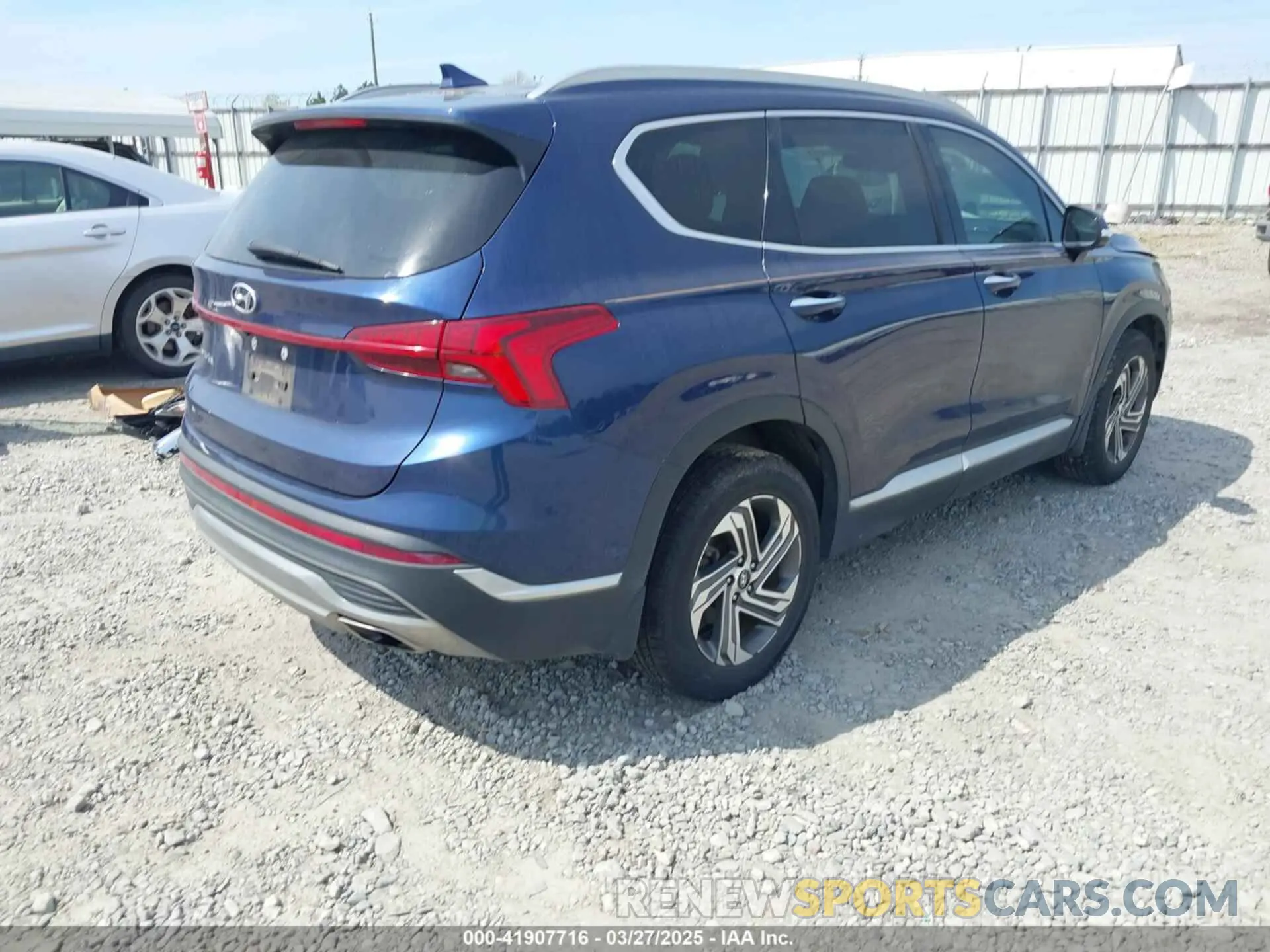 4 fotografías del automóvil dañado 5NMS64AJ8MH342985 HYUNDAI SANTA FE 2021