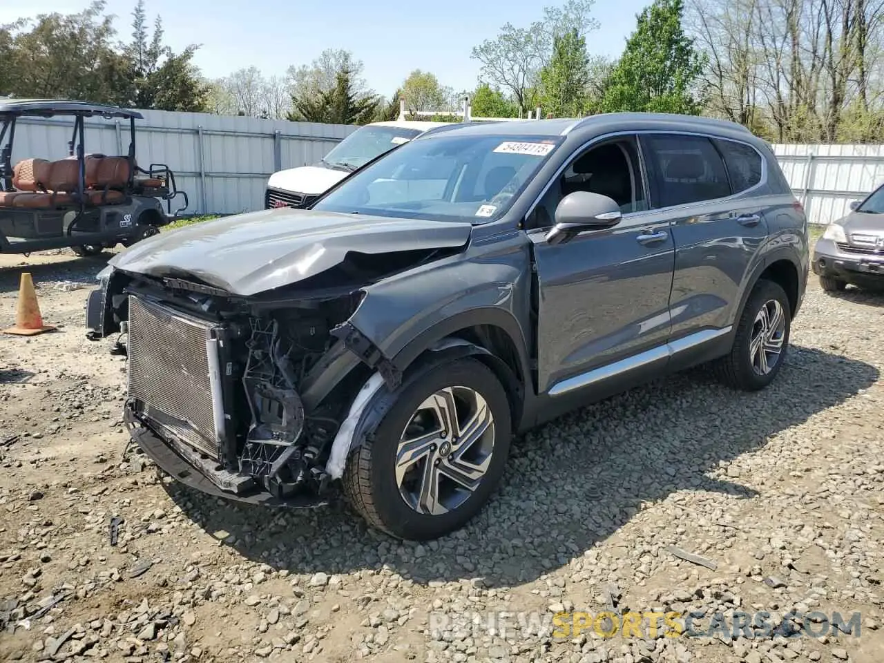 1 fotografías del automóvil dañado 5NMS6DAJ0MH358792 HYUNDAI SANTA FE 2021