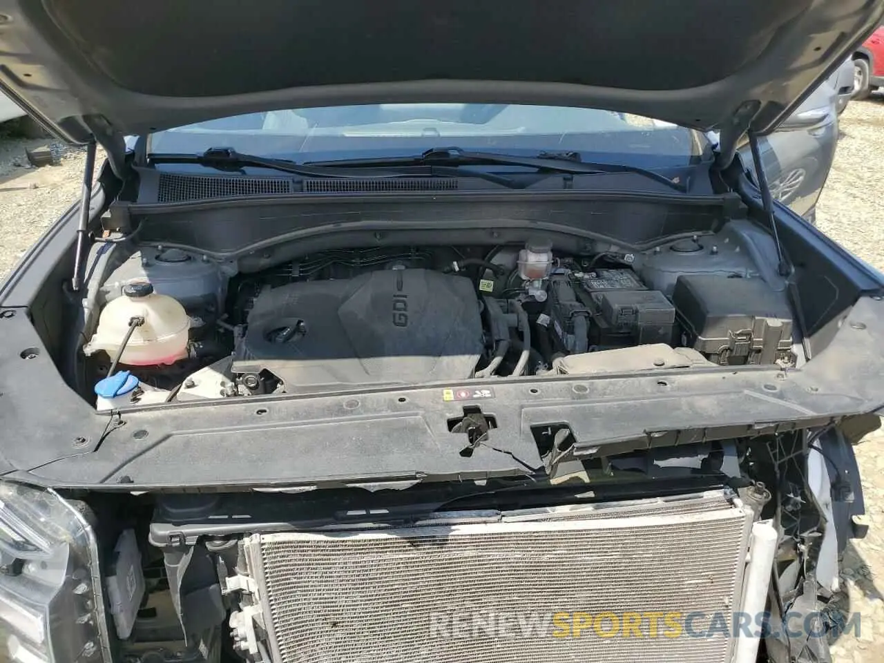 12 fotografías del automóvil dañado 5NMS6DAJ0MH358792 HYUNDAI SANTA FE 2021