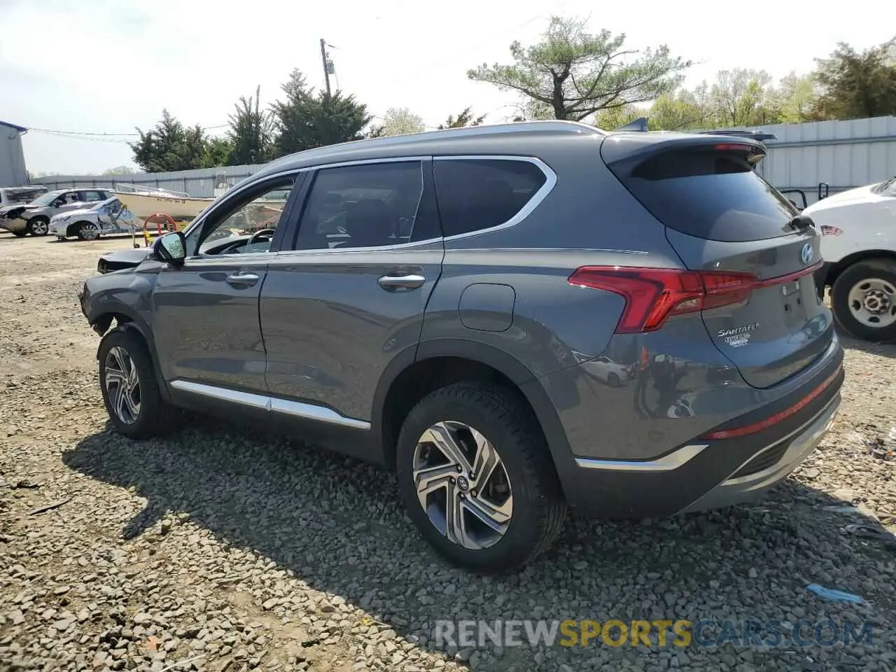 2 fotografías del automóvil dañado 5NMS6DAJ0MH358792 HYUNDAI SANTA FE 2021