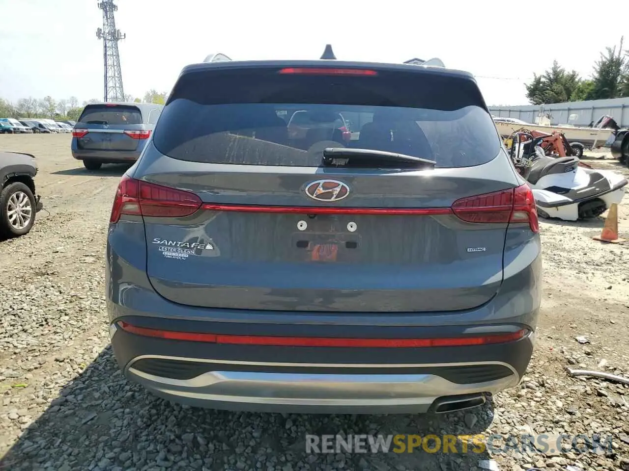 6 fotografías del automóvil dañado 5NMS6DAJ0MH358792 HYUNDAI SANTA FE 2021