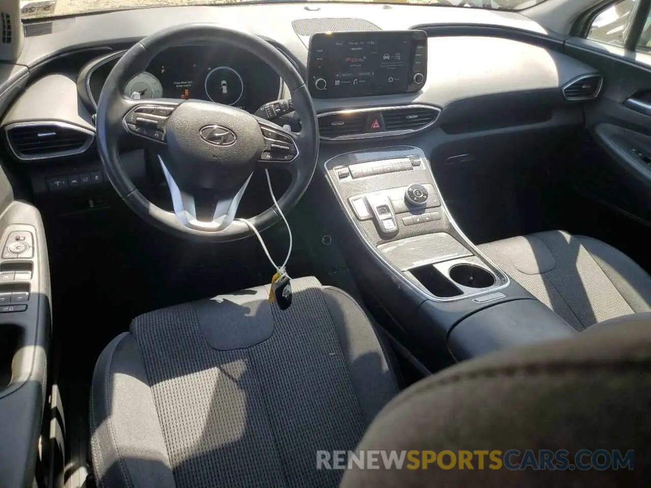 8 fotografías del automóvil dañado 5NMS6DAJ0MH358792 HYUNDAI SANTA FE 2021
