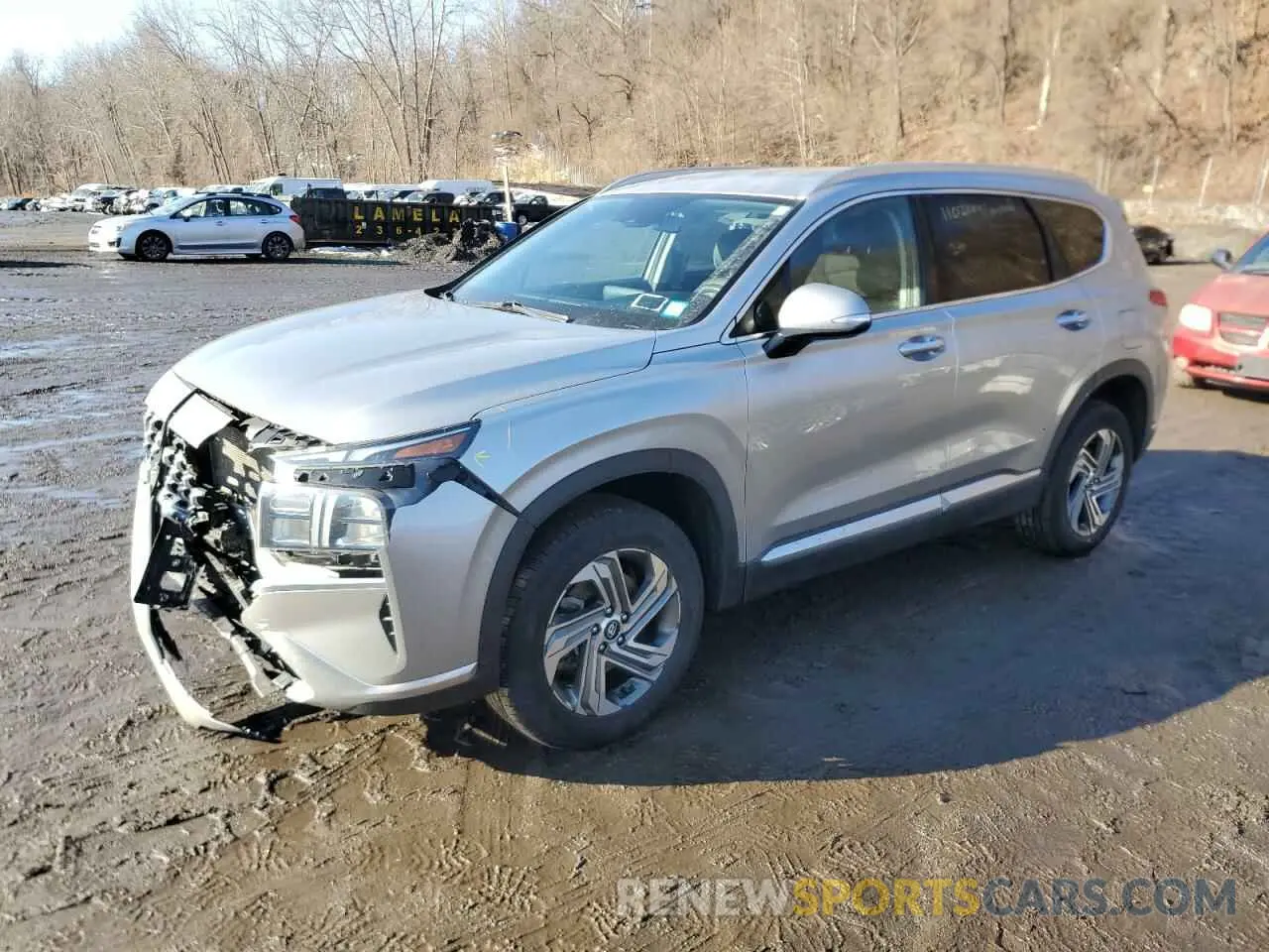 1 fotografías del automóvil dañado 5NMS6DAJXMH334824 HYUNDAI SANTA FE 2021