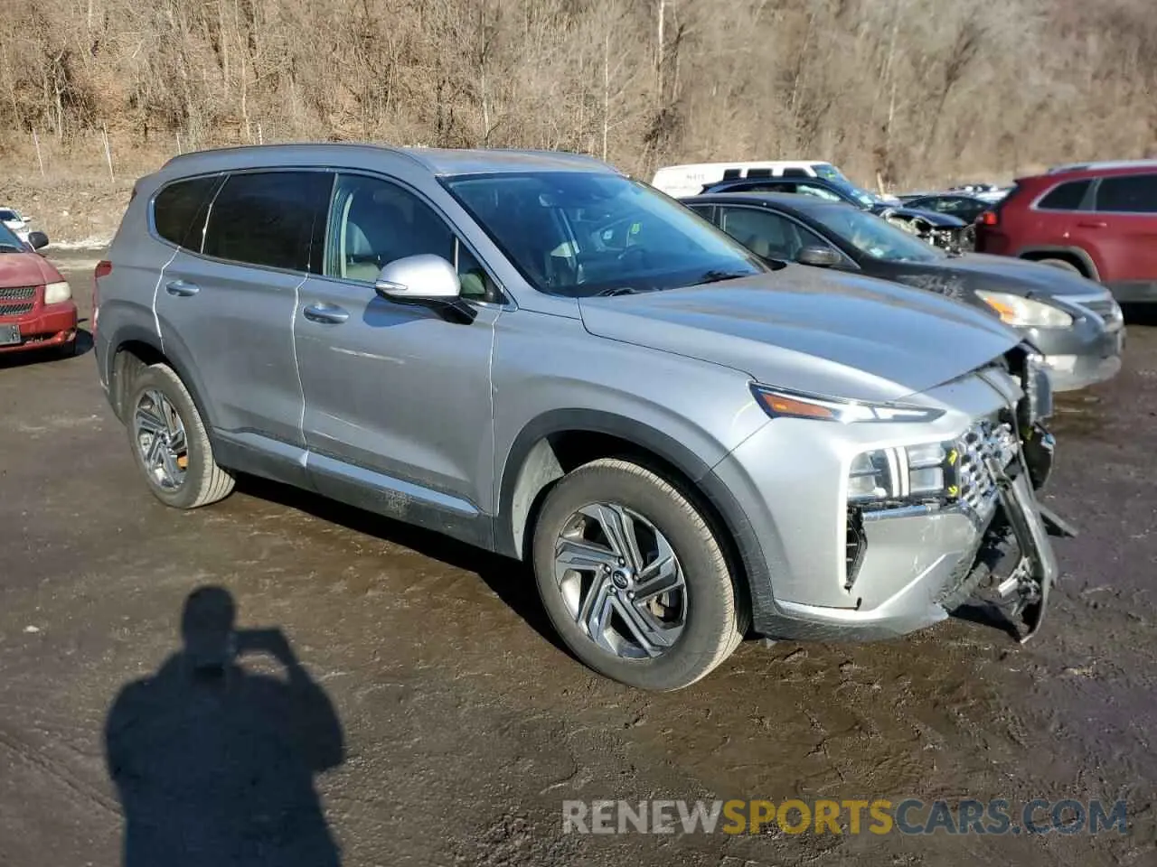 4 fotografías del automóvil dañado 5NMS6DAJXMH334824 HYUNDAI SANTA FE 2021