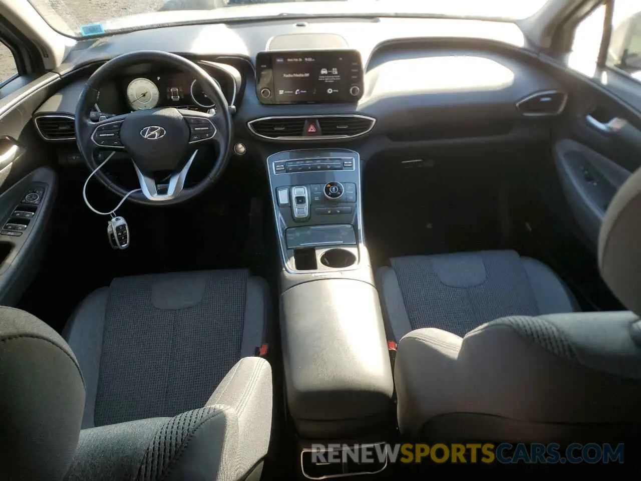 8 fotografías del automóvil dañado 5NMS6DAJXMH334824 HYUNDAI SANTA FE 2021