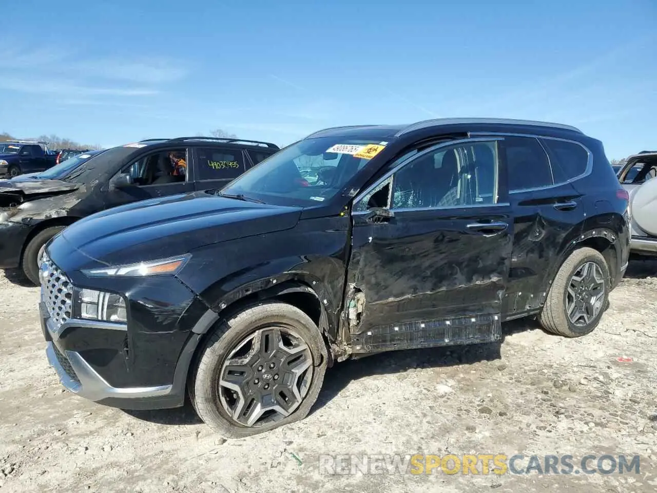 1 fotografías del automóvil dañado KM8S3DA14MU009244 HYUNDAI SANTA FE 2021