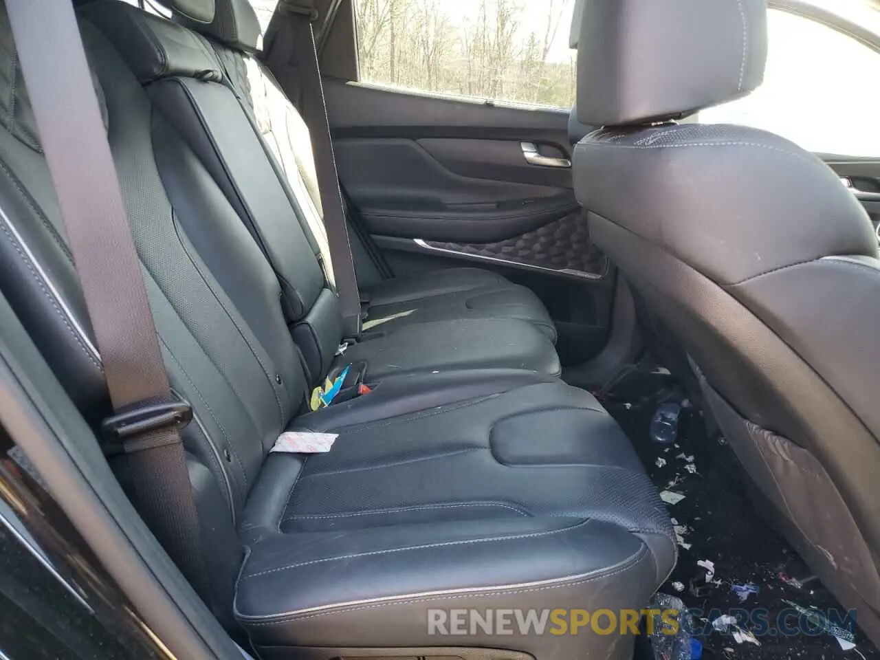 11 fotografías del automóvil dañado KM8S3DA14MU009244 HYUNDAI SANTA FE 2021