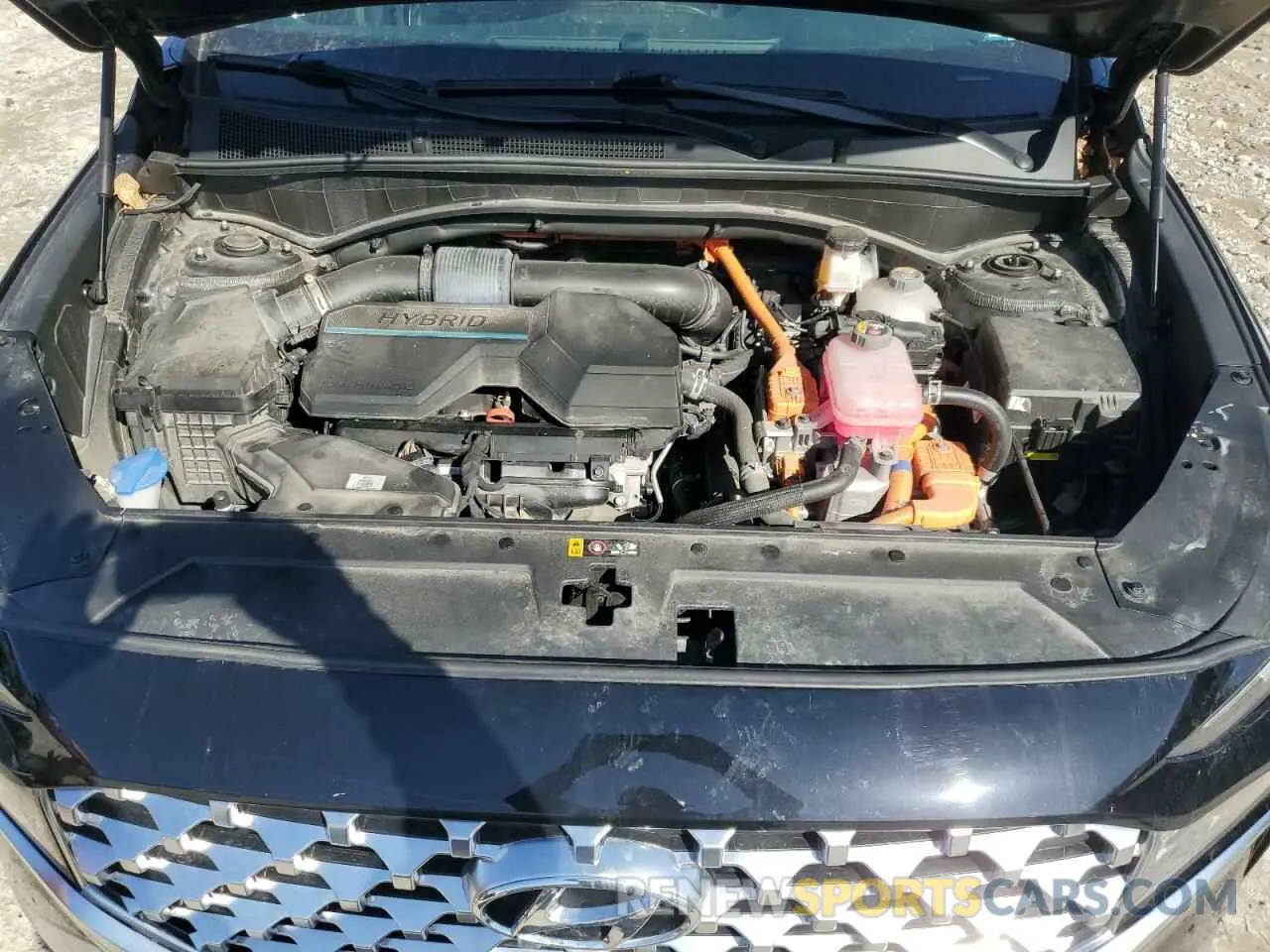 12 fotografías del automóvil dañado KM8S3DA14MU009244 HYUNDAI SANTA FE 2021