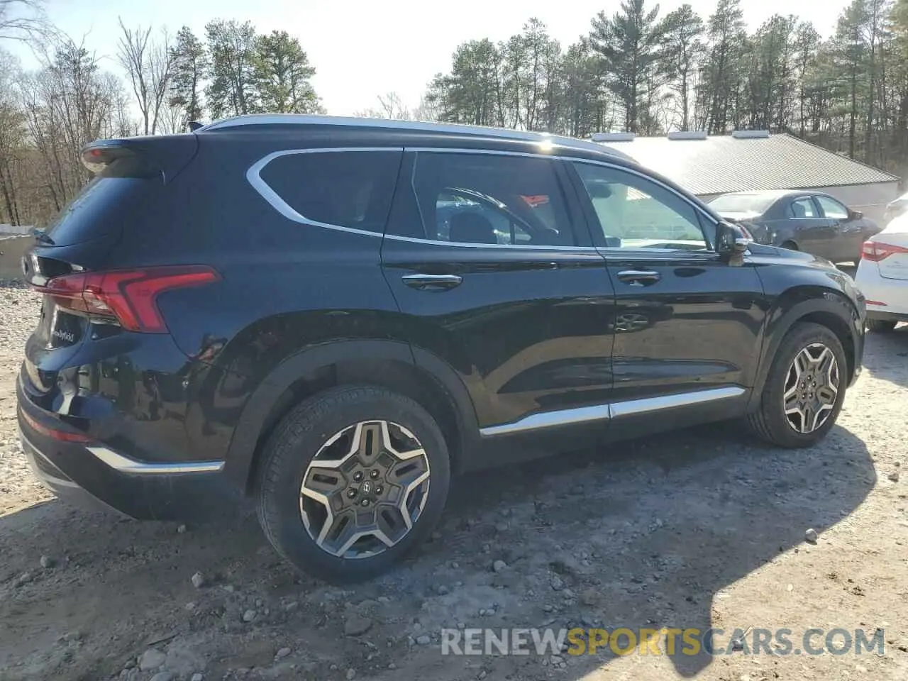3 fotografías del automóvil dañado KM8S3DA14MU009244 HYUNDAI SANTA FE 2021