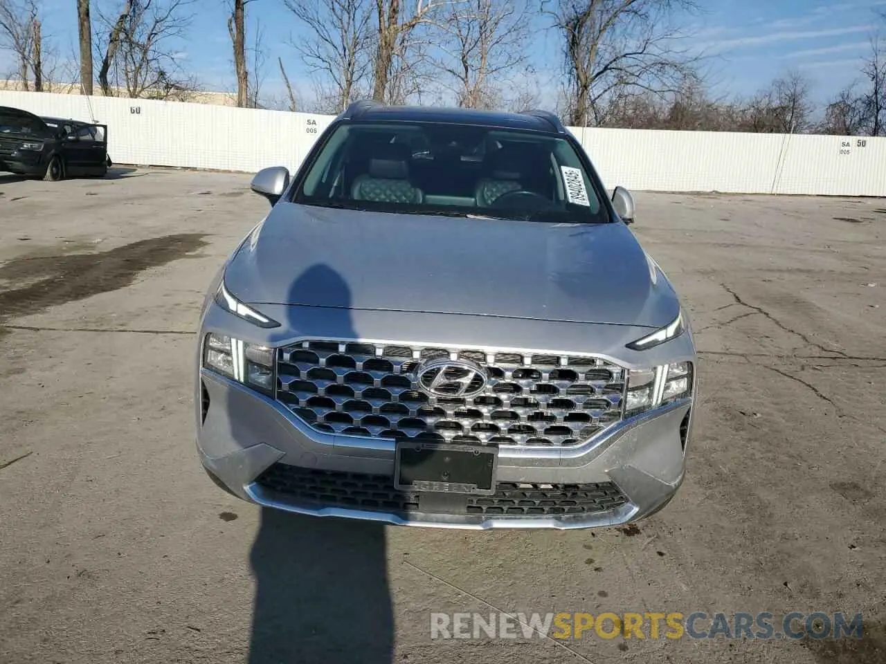 5 fotografías del automóvil dañado KM8S3DA16MU009939 HYUNDAI SANTA FE 2021