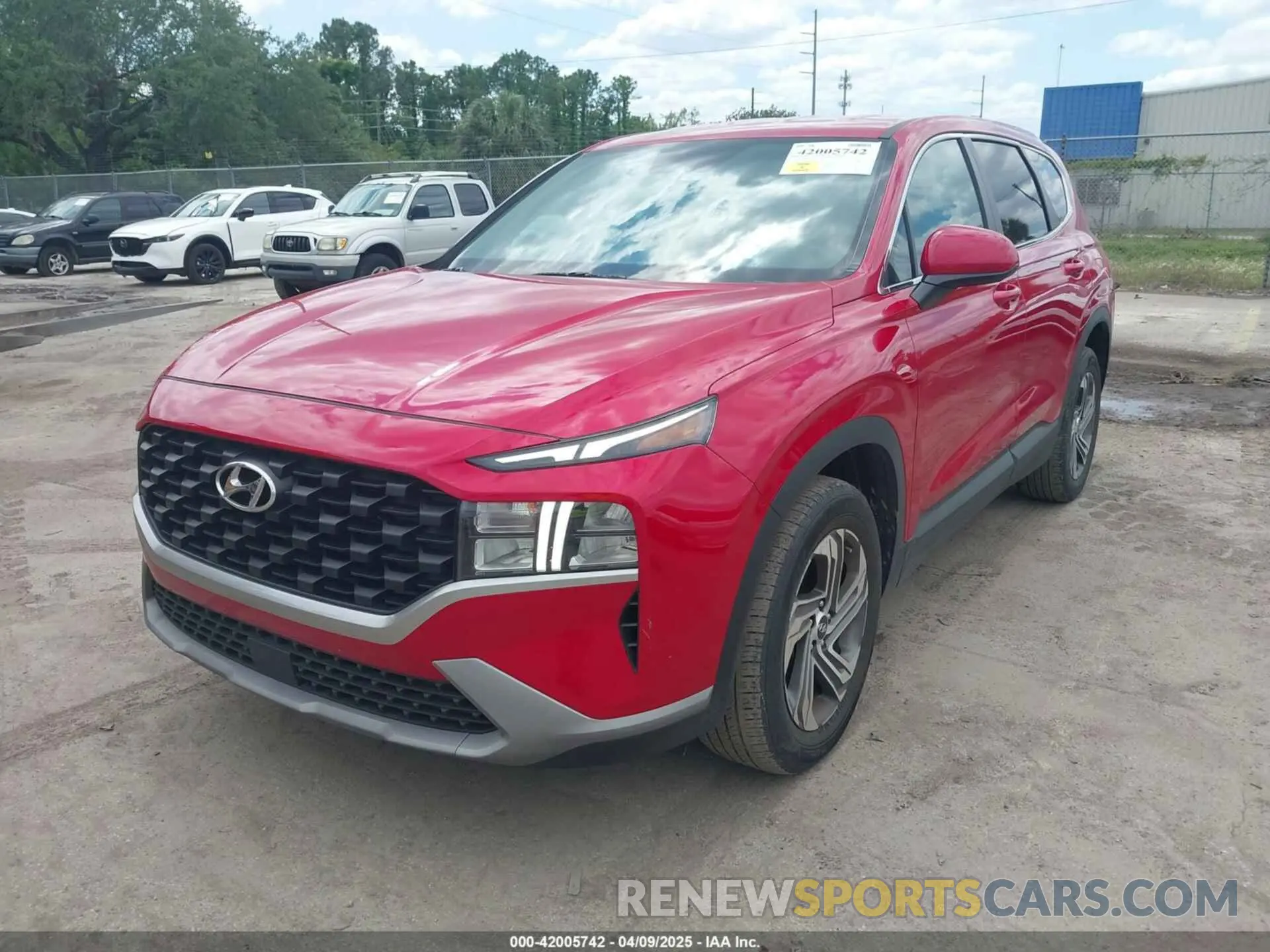 2 fotografías del automóvil dañado 5NMS14AJ6NH376410 HYUNDAI SANTA FE 2022