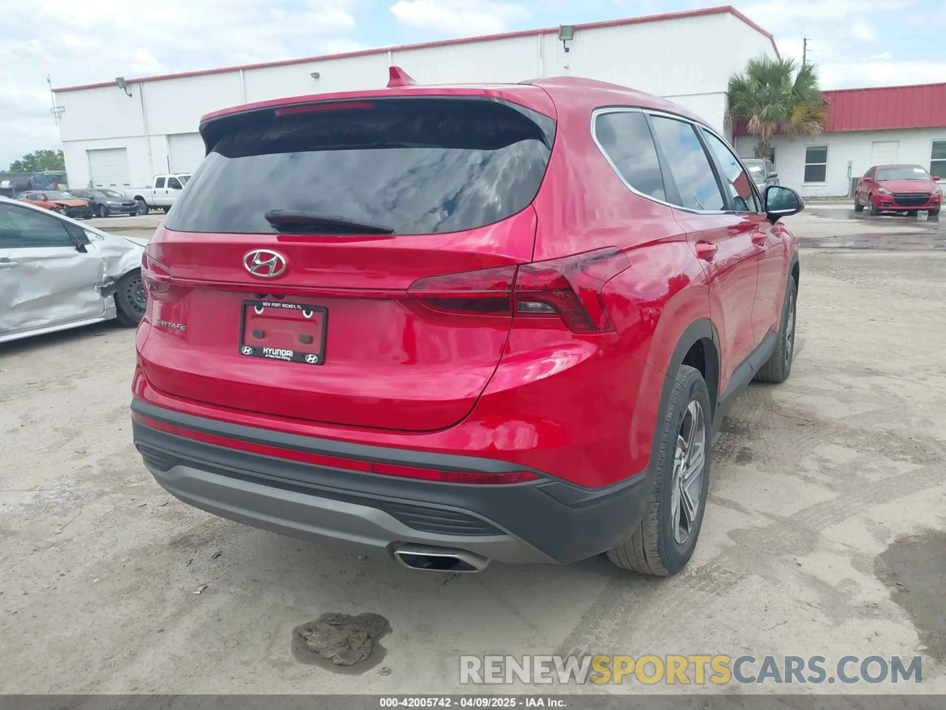 4 fotografías del automóvil dañado 5NMS14AJ6NH376410 HYUNDAI SANTA FE 2022