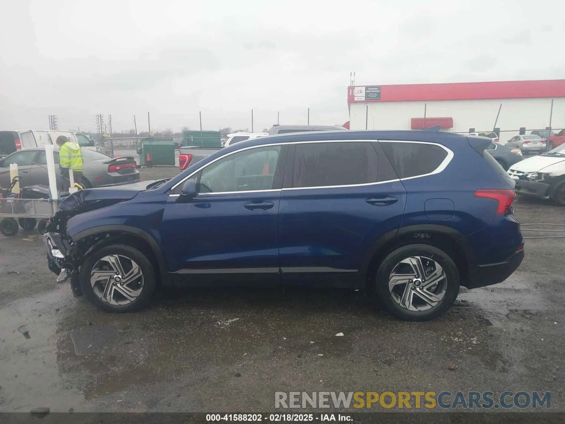 14 fotografías del automóvil dañado 5NMS14AJ8NH406846 HYUNDAI SANTA FE 2022