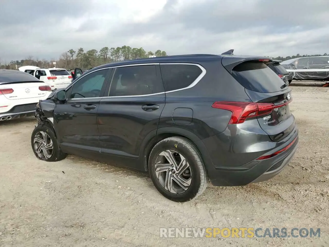 2 fotografías del automóvil dañado 5NMS14AJ9NH376384 HYUNDAI SANTA FE 2022
