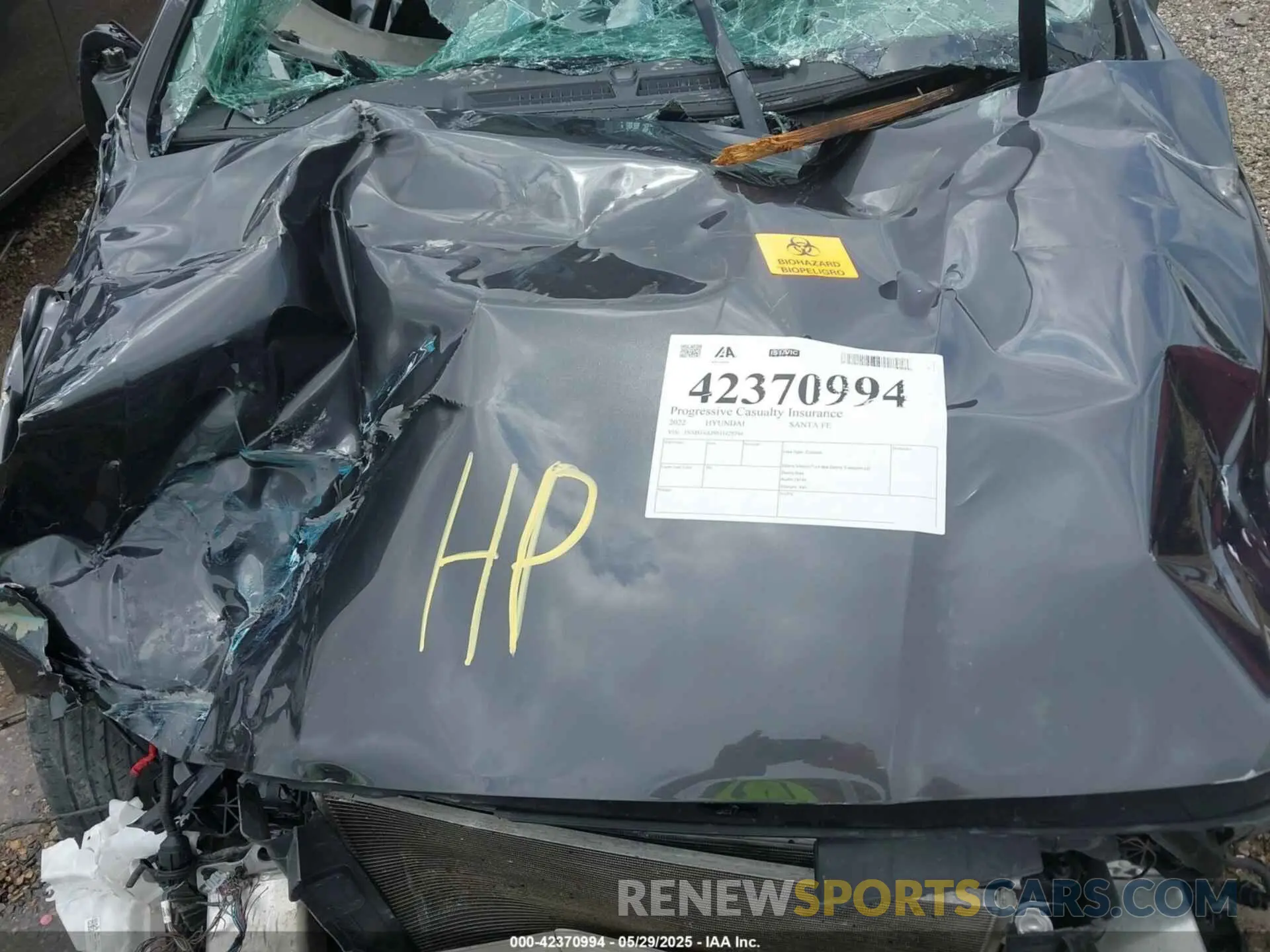 10 fotografías del automóvil dañado 5NMS14AJ9NH429794 HYUNDAI SANTA FE 2022