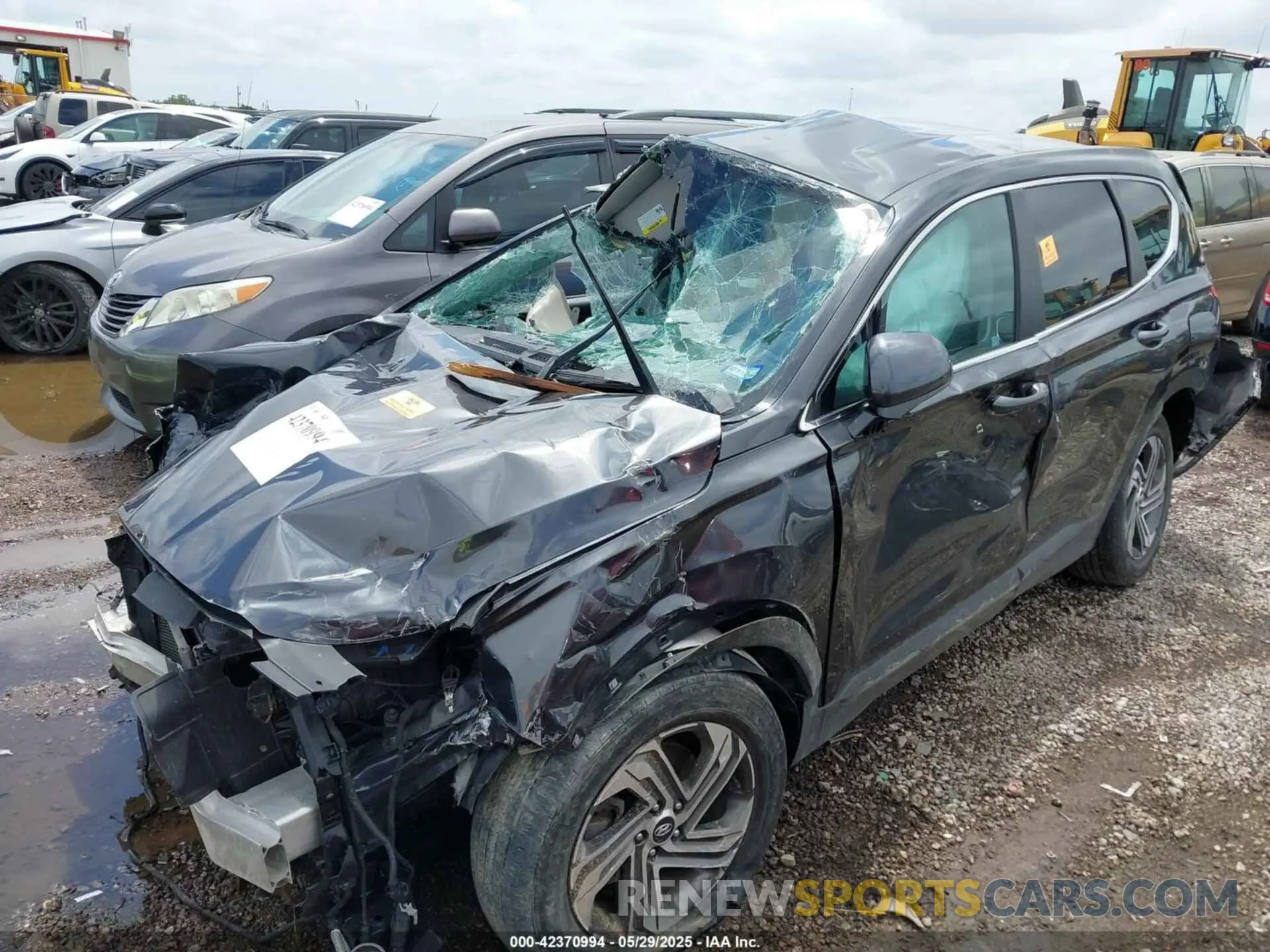 2 fotografías del automóvil dañado 5NMS14AJ9NH429794 HYUNDAI SANTA FE 2022