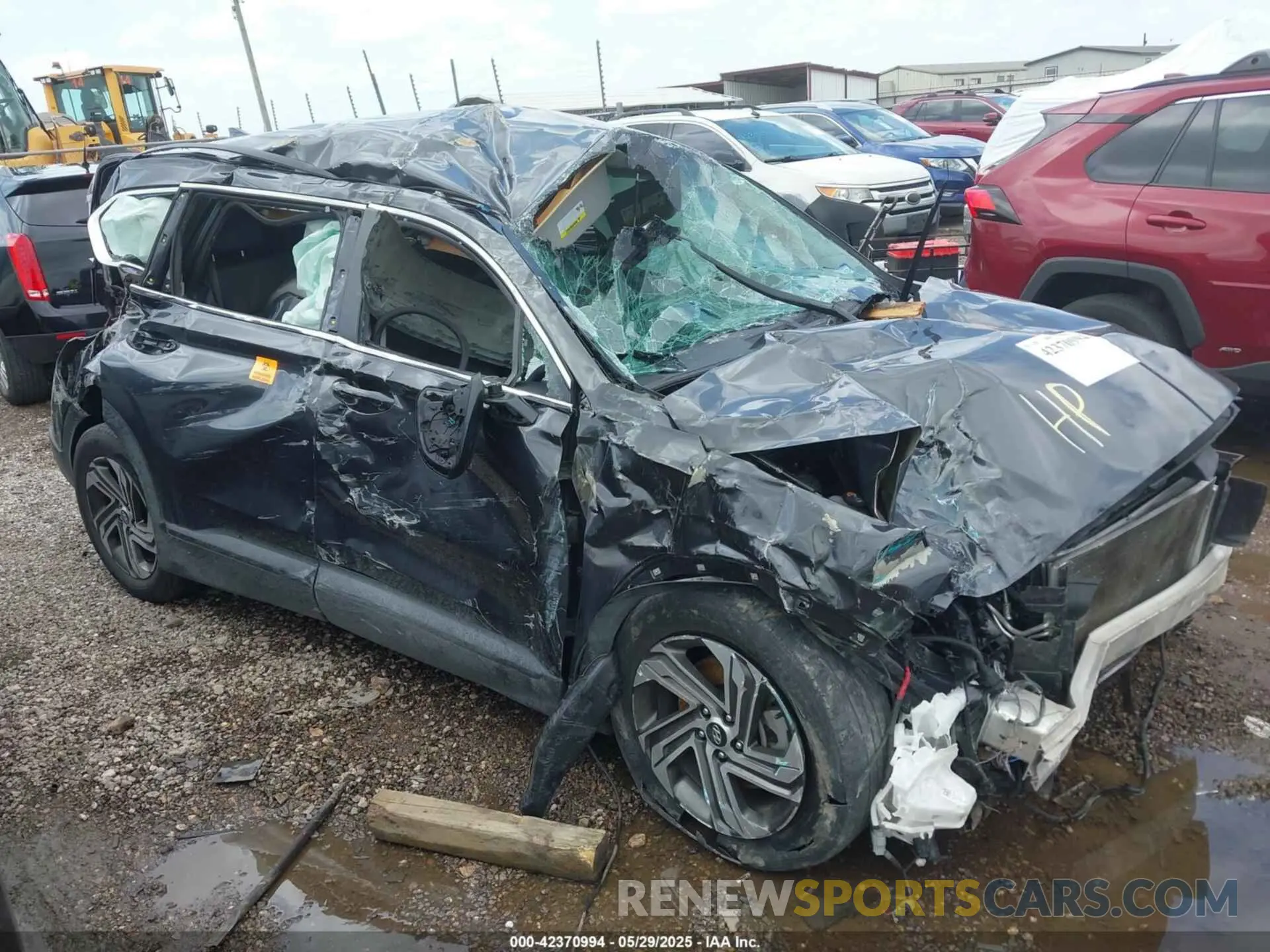 6 fotografías del automóvil dañado 5NMS14AJ9NH429794 HYUNDAI SANTA FE 2022