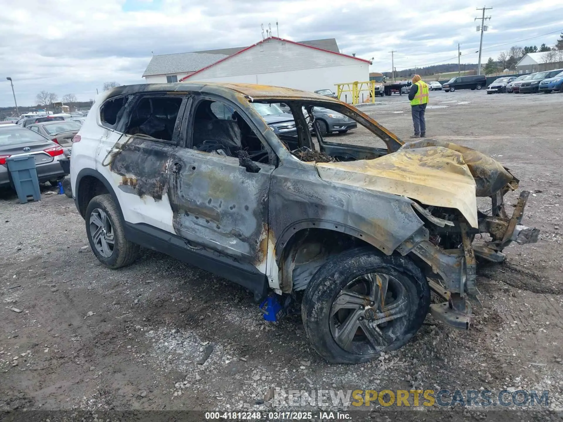 1 fotografías del automóvil dañado 5NMS1DAJ1NH417462 HYUNDAI SANTA FE 2022