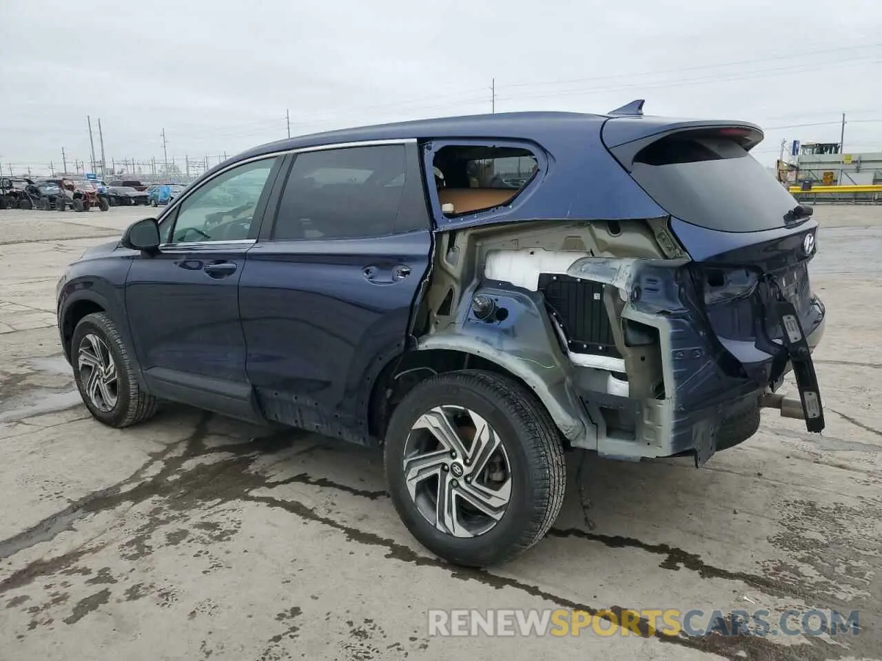 2 fotografías del automóvil dañado 5NMS1DAJ5NH472044 HYUNDAI SANTA FE 2022