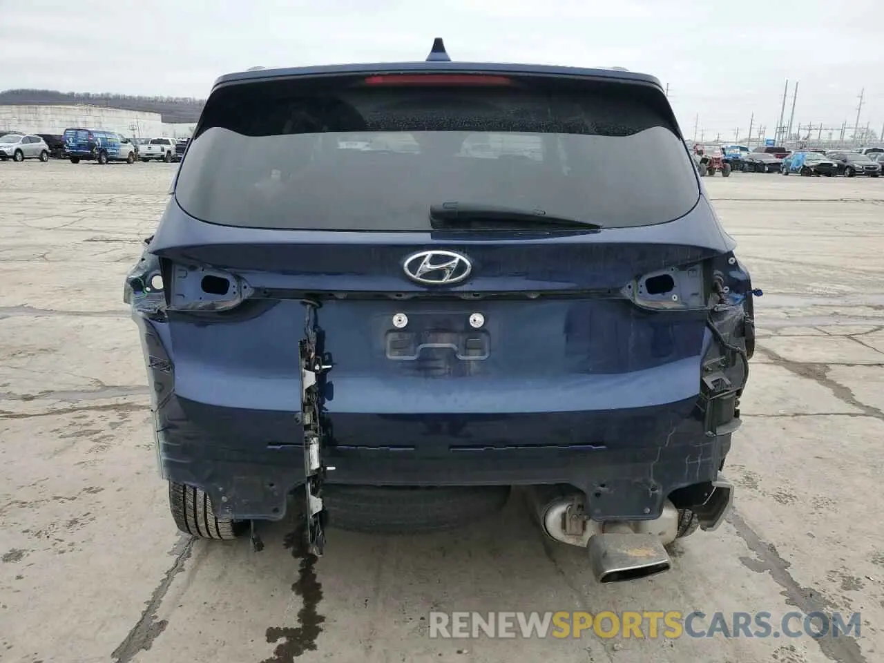 6 fotografías del automóvil dañado 5NMS1DAJ5NH472044 HYUNDAI SANTA FE 2022