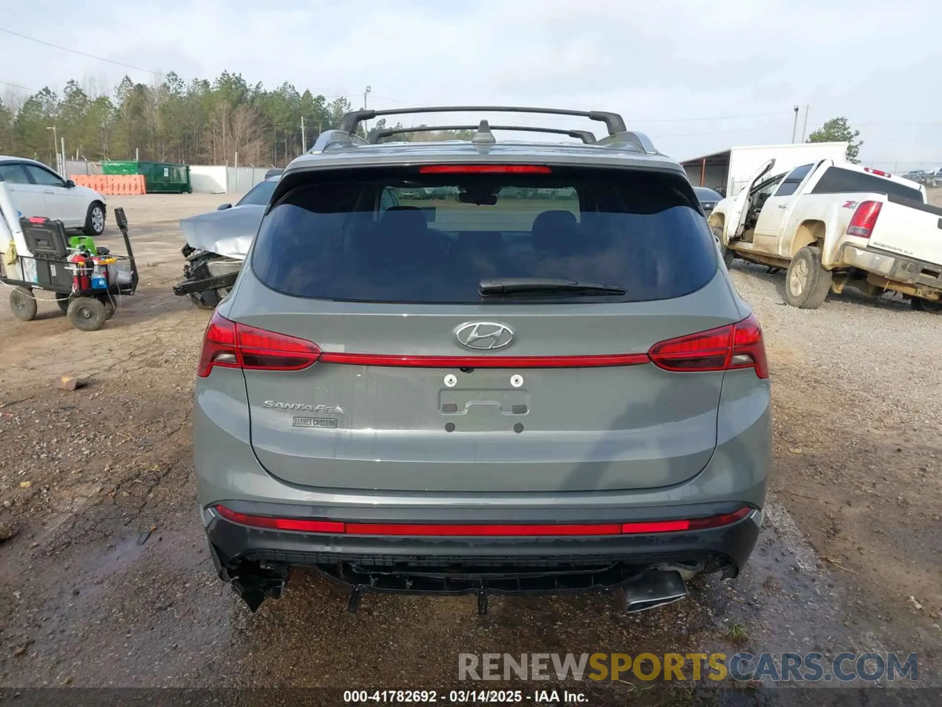 17 fotografías del automóvil dañado 5NMS24AJ0NH442771 HYUNDAI SANTA FE 2022