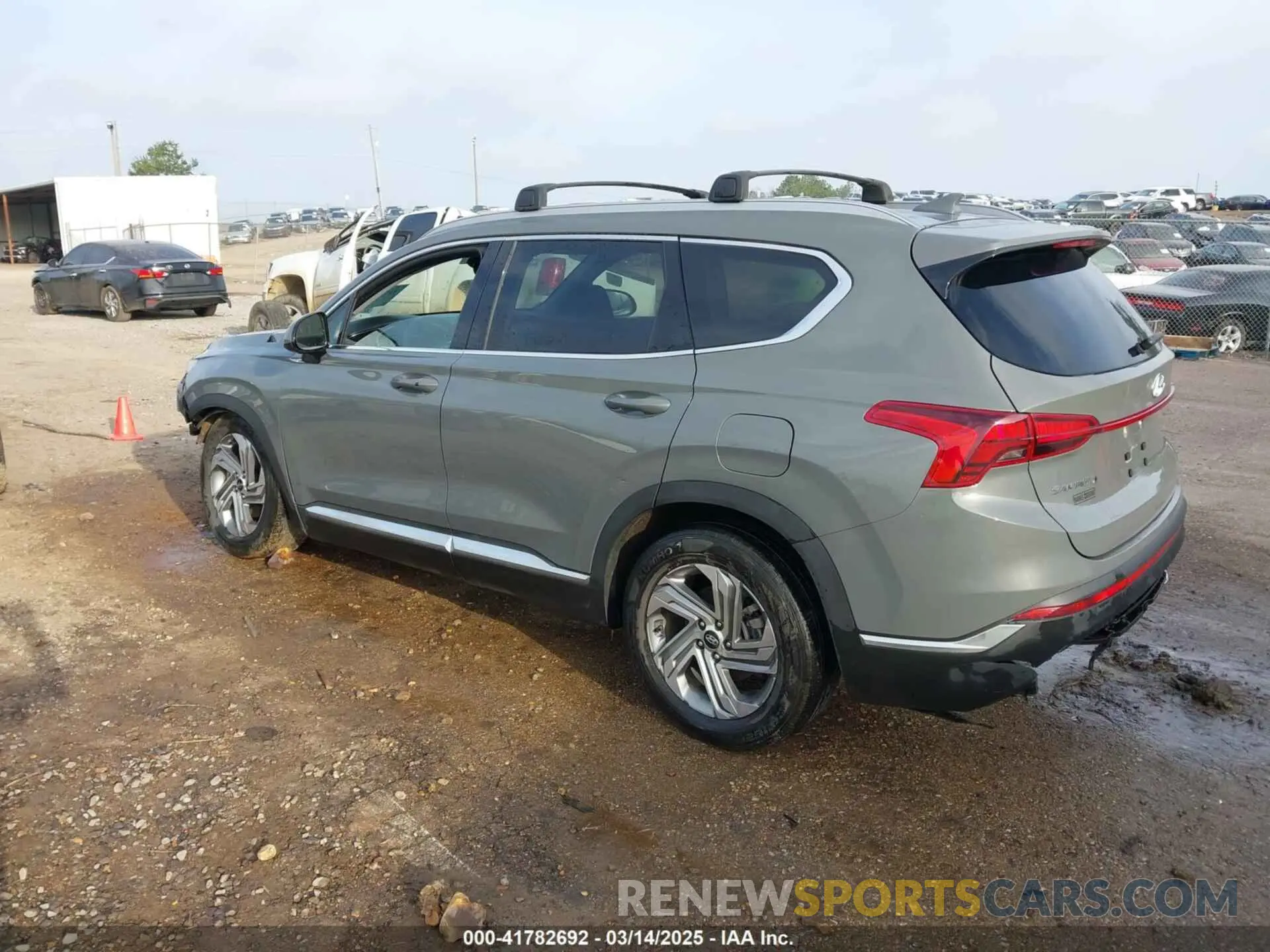 3 fotografías del automóvil dañado 5NMS24AJ0NH442771 HYUNDAI SANTA FE 2022