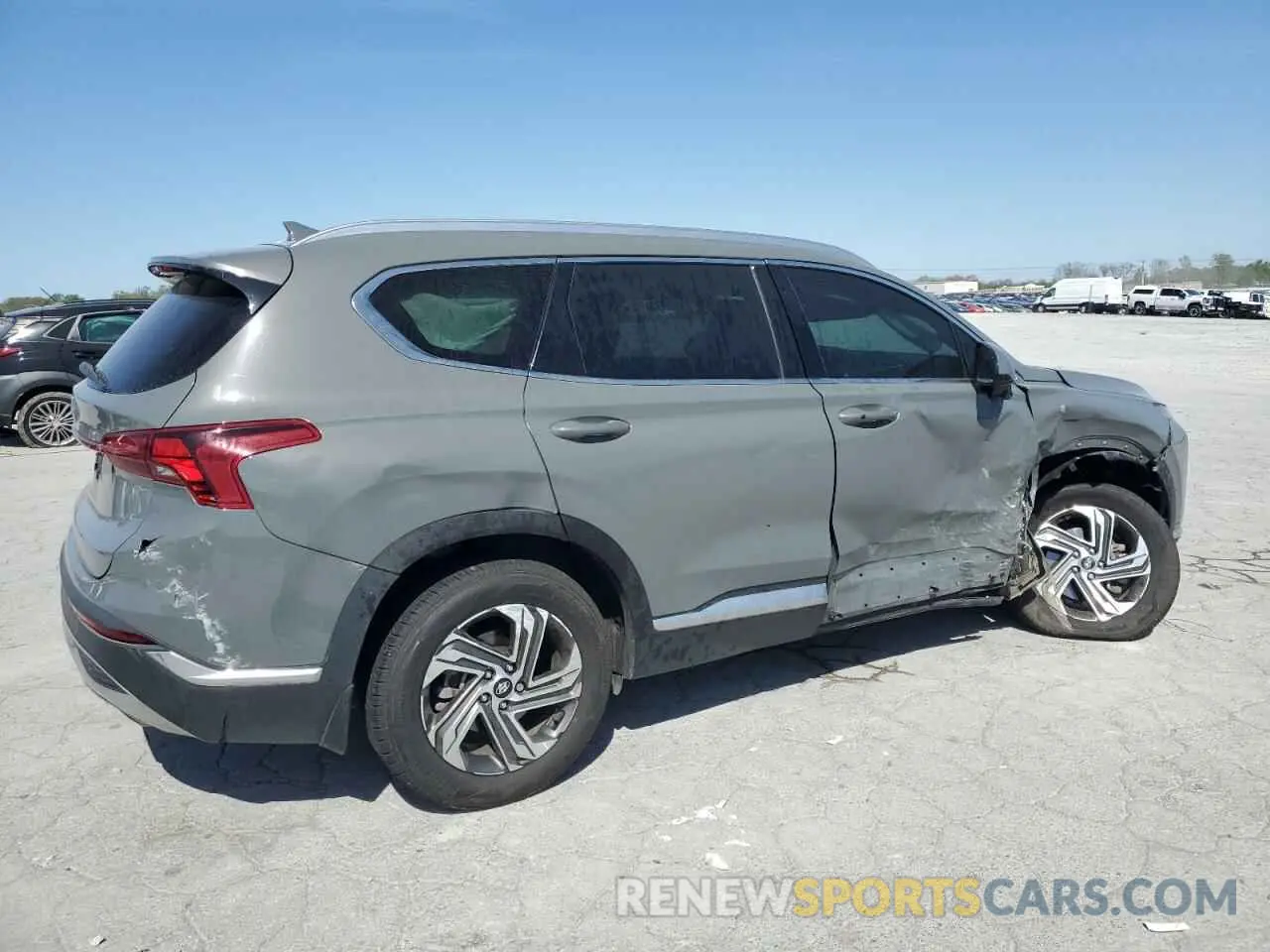 3 fotografías del automóvil dañado 5NMS24AJ0NH466360 HYUNDAI SANTA FE 2022