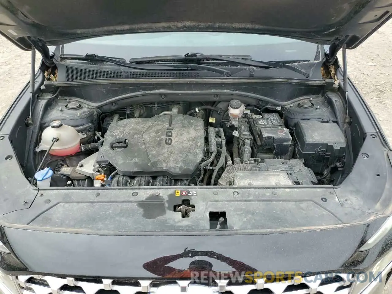 13 fotografías del automóvil dañado 5NMS24AJ1NH429706 HYUNDAI SANTA FE 2022