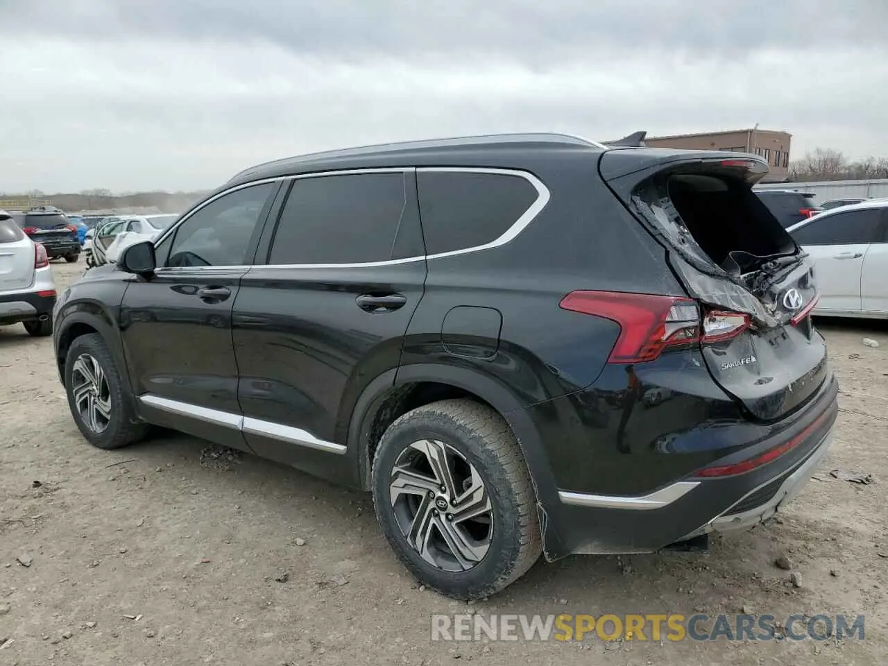 2 fotografías del automóvil dañado 5NMS24AJ1NH429706 HYUNDAI SANTA FE 2022