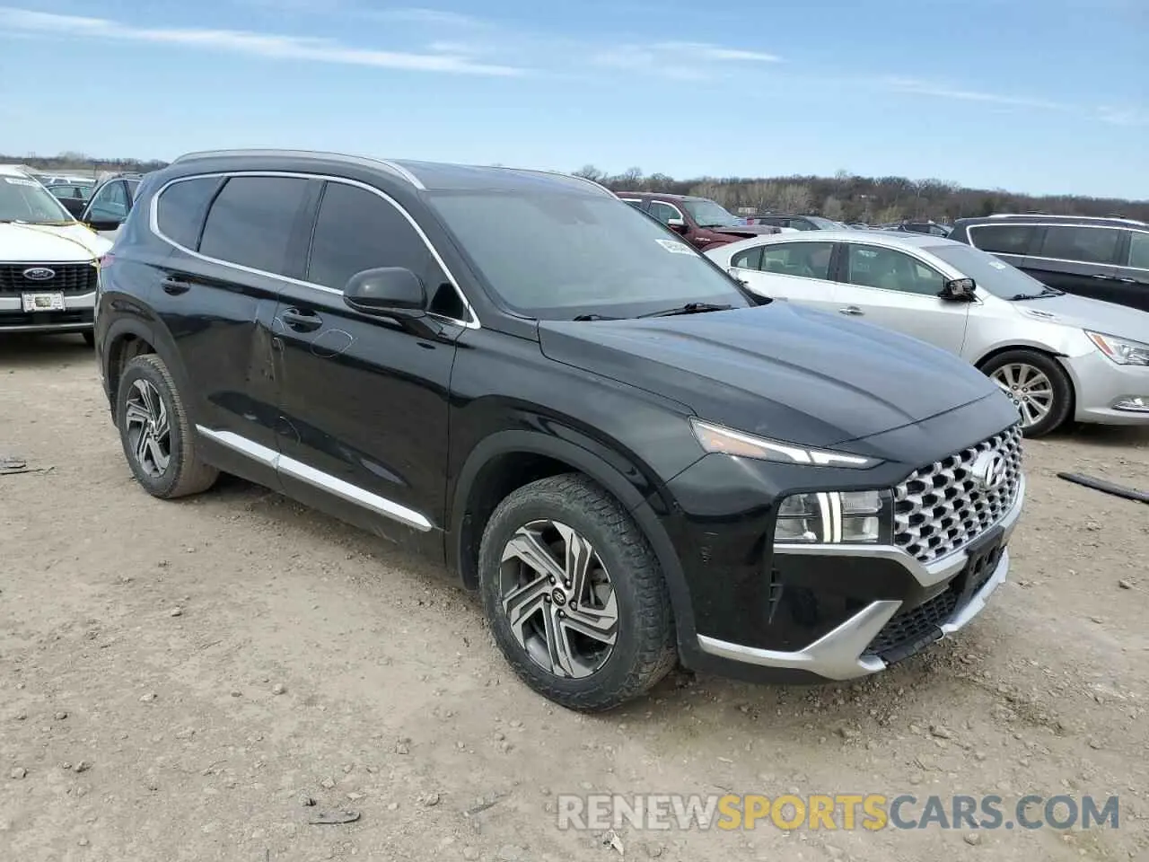 4 fotografías del automóvil dañado 5NMS24AJ1NH429706 HYUNDAI SANTA FE 2022