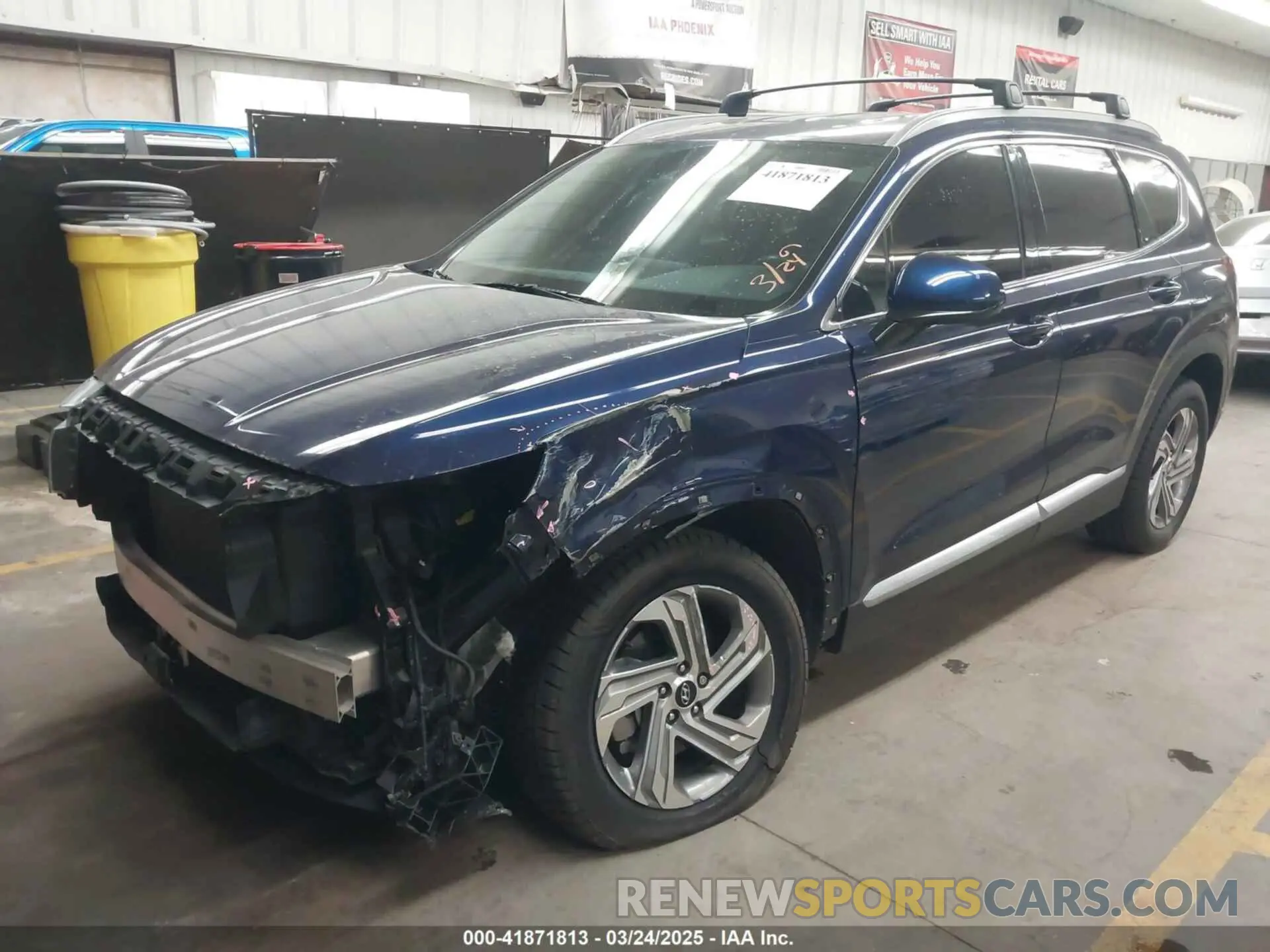 2 fotografías del automóvil dañado 5NMS24AJ2NH457840 HYUNDAI SANTA FE 2022